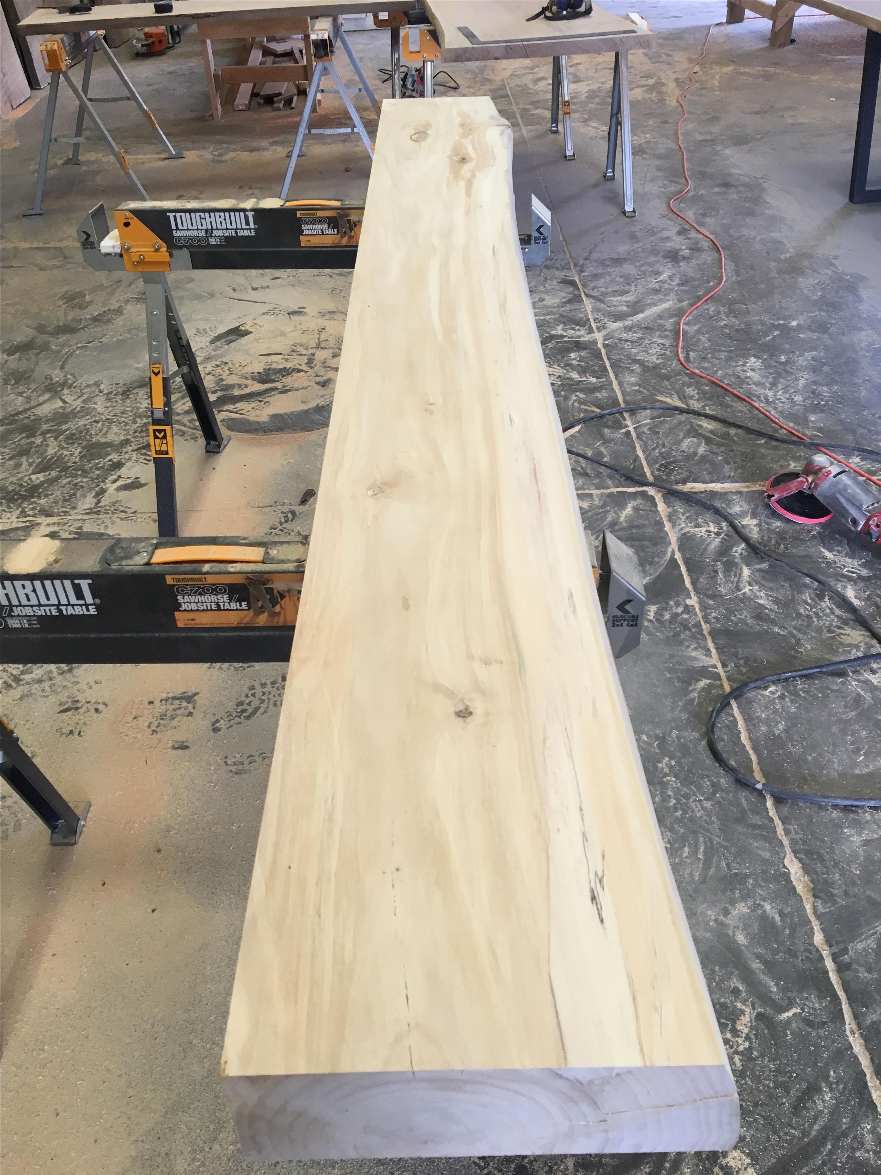 Live Edge Mantel | Cottonwood 3