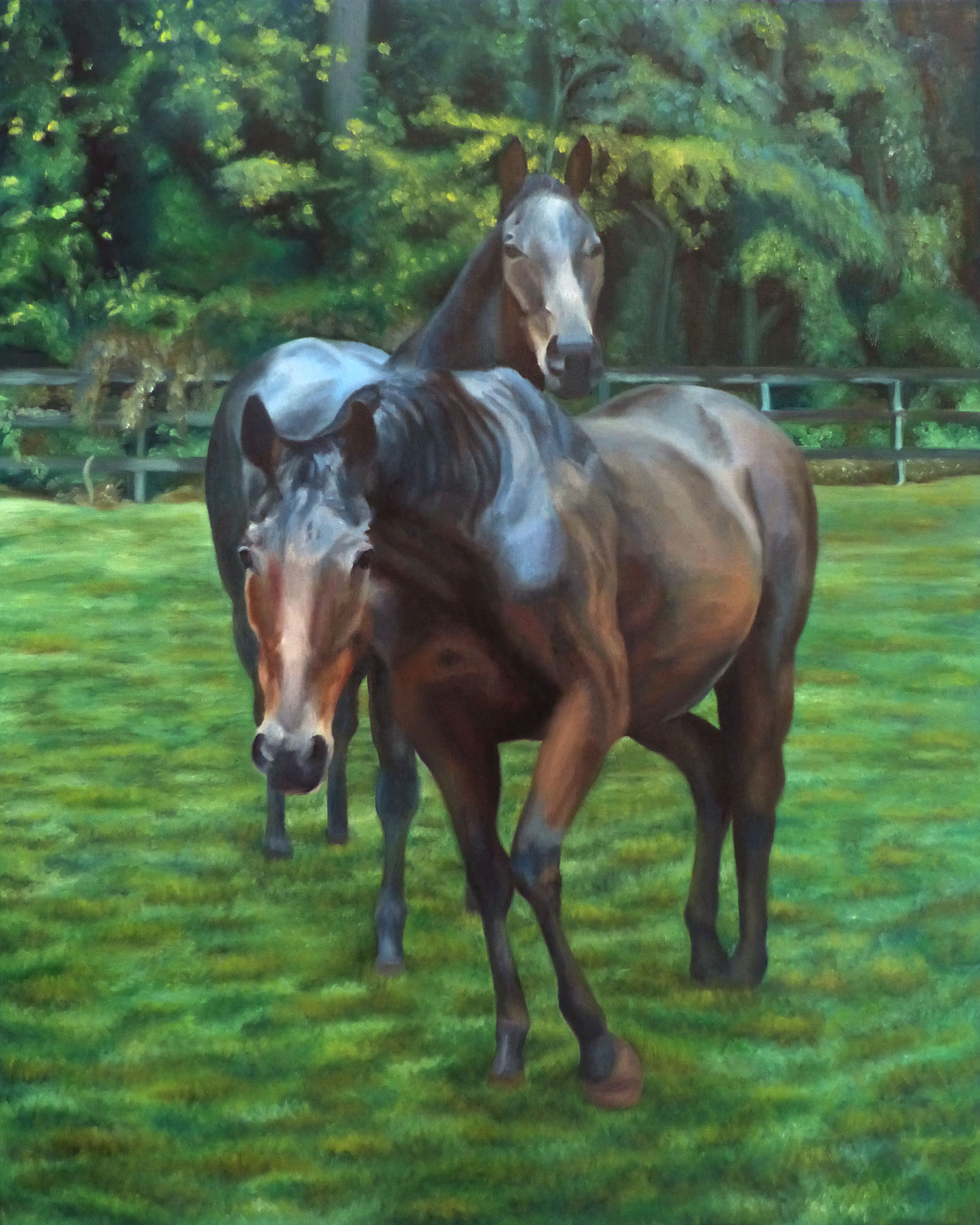 Custom Animal Commissioned Oil Painting 6 