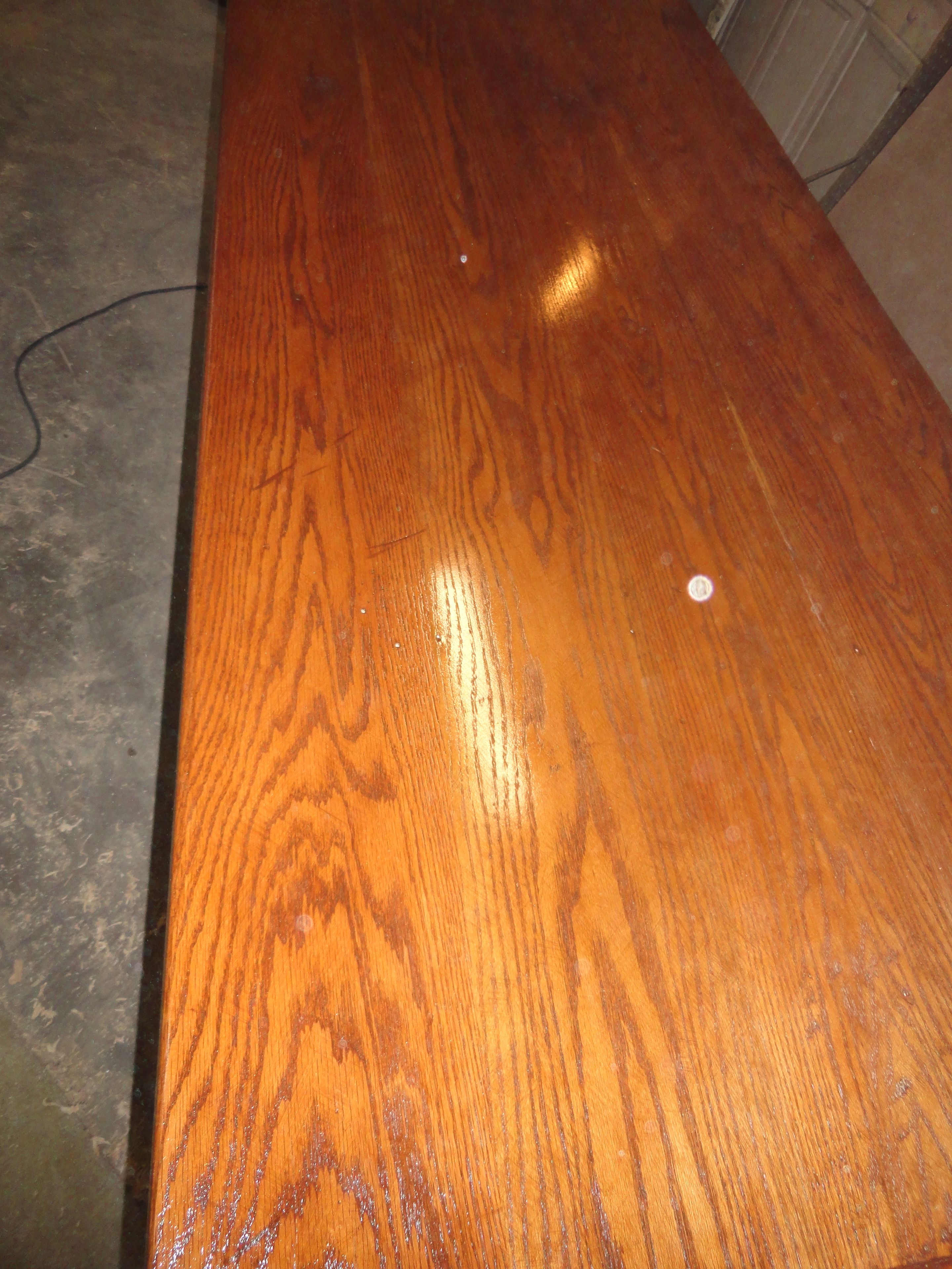 Trestle Table With Benches