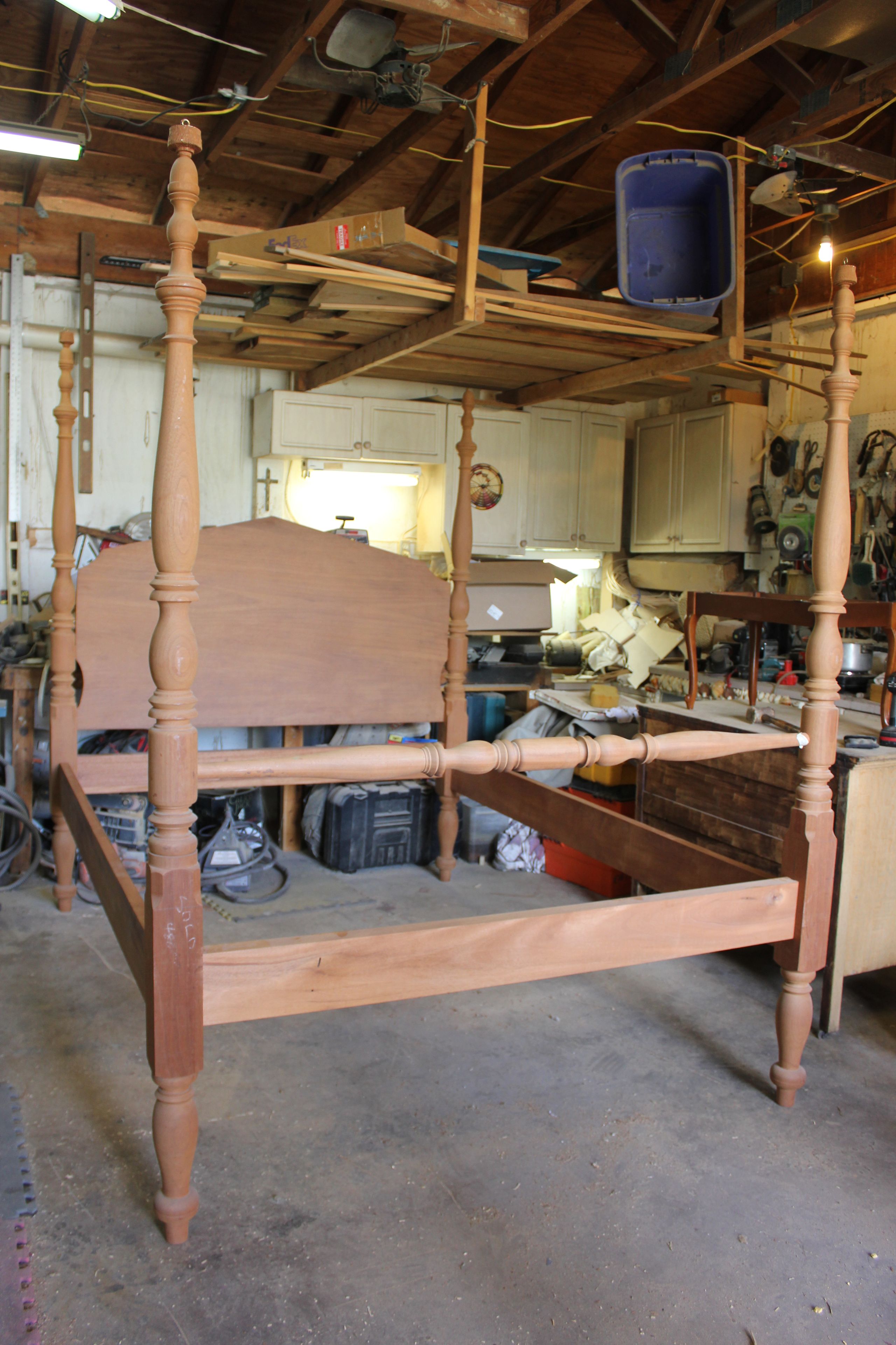 Mahogany Poster Bed 4 