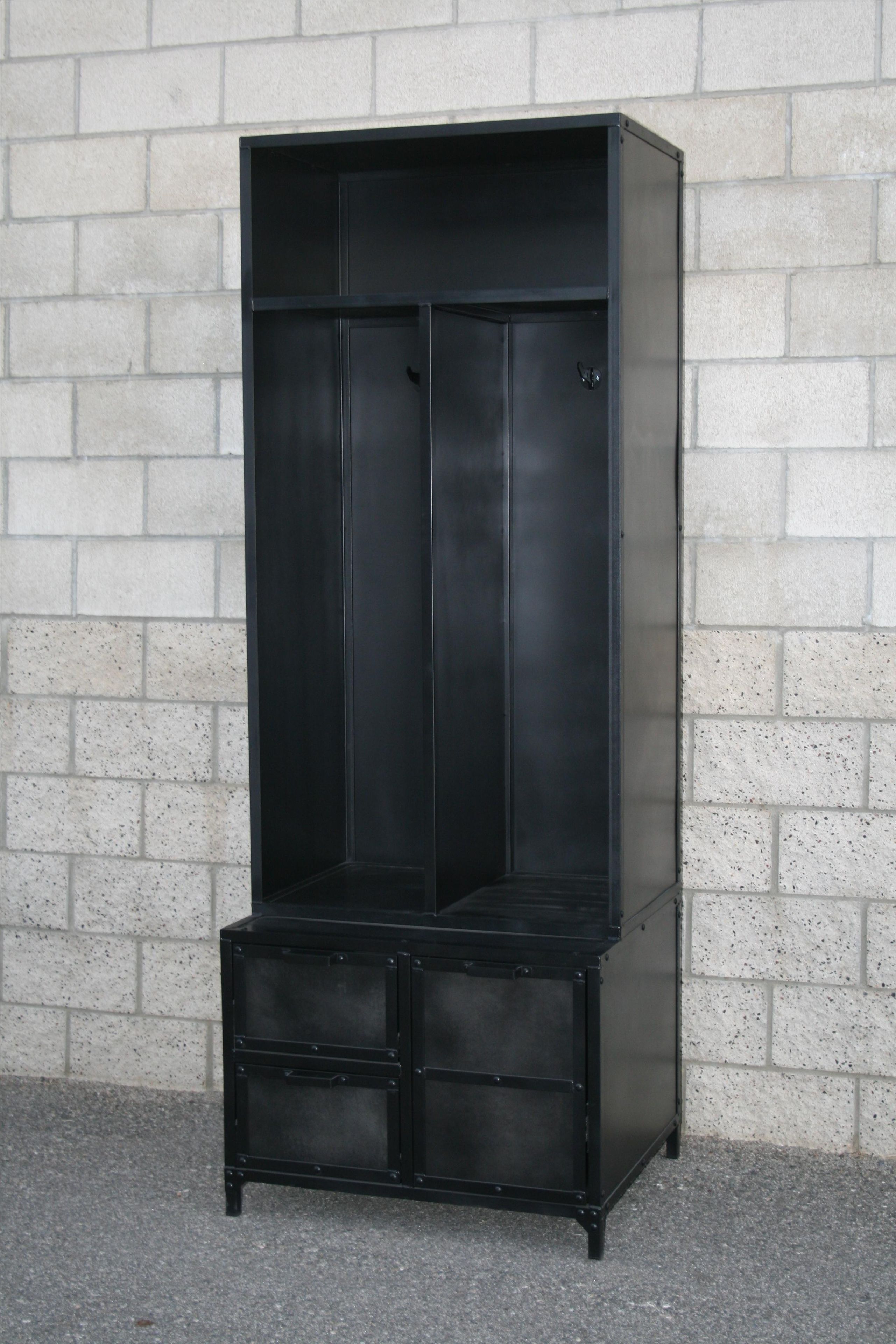 Mudroom Locker, Vintage/Modern Industrial Style, Reclaimed Wood Available. 3 