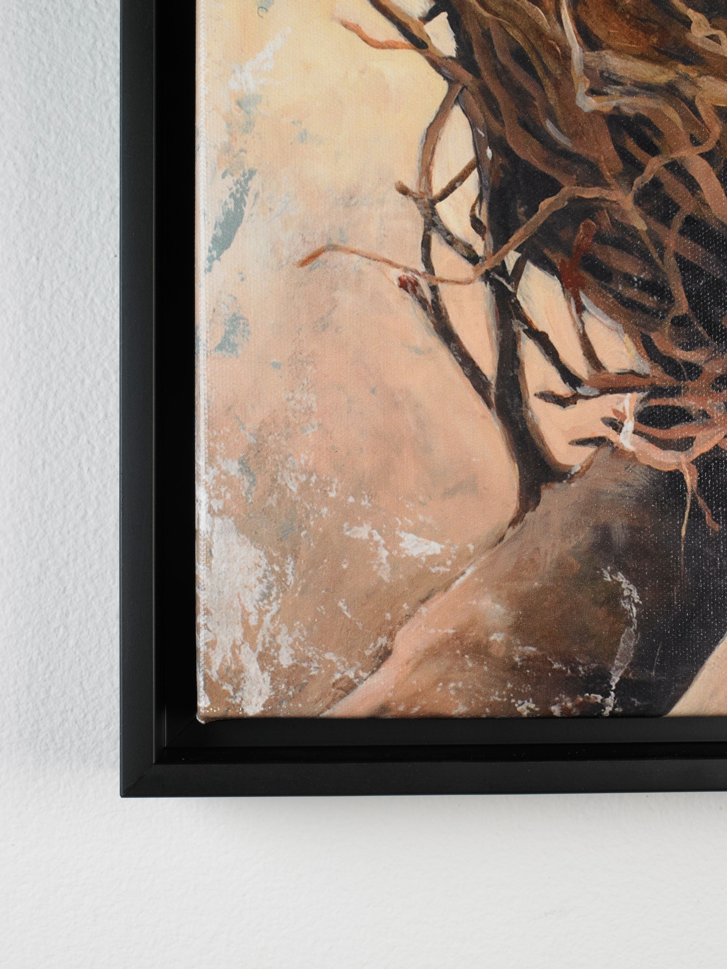 "Three" - Fine Art Giclee Print Of A Bird's Nest On Gallery Wrapped Canvas Available In Two Sizes 5