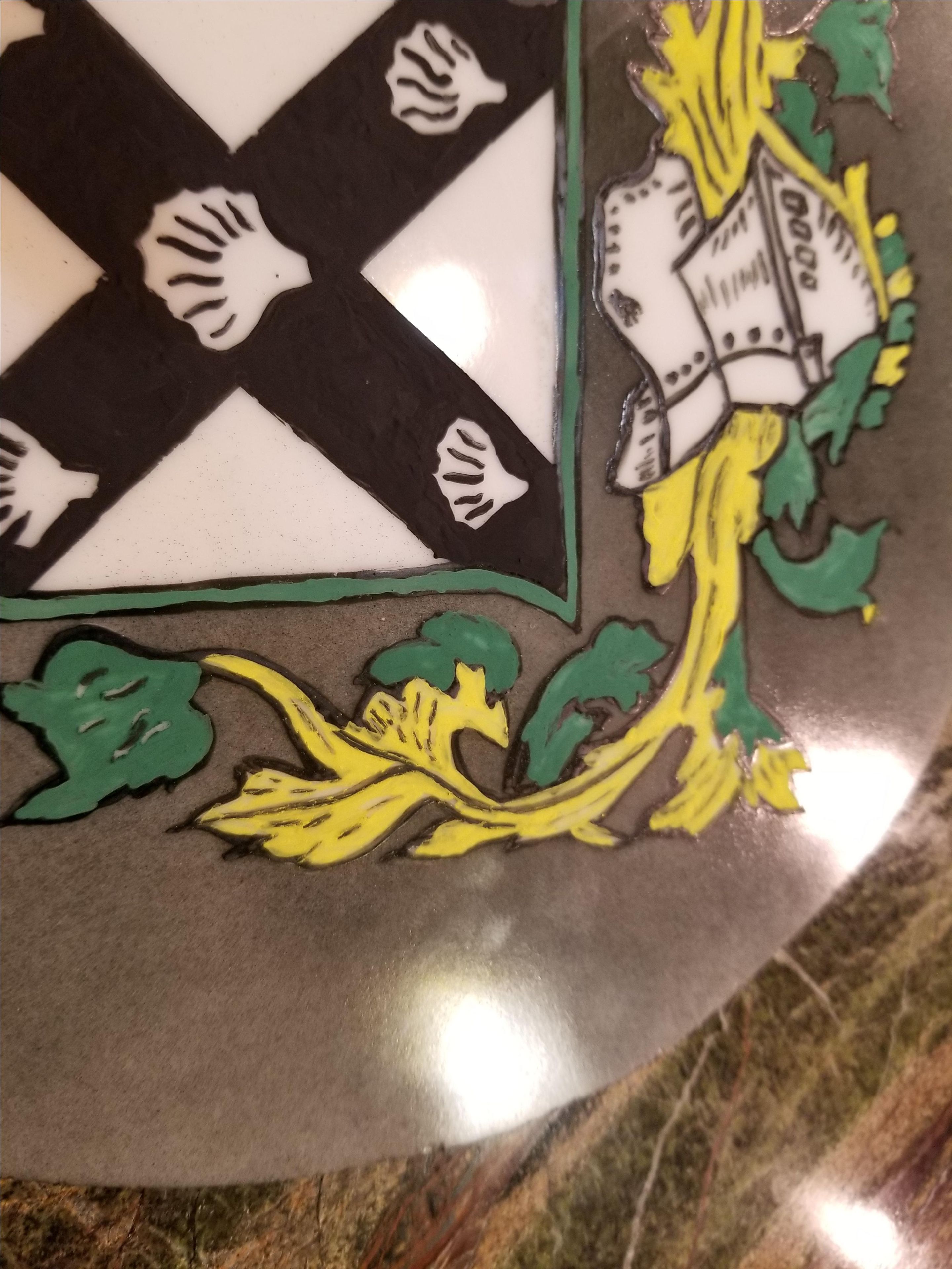 Stained Glass Crest Window 3
