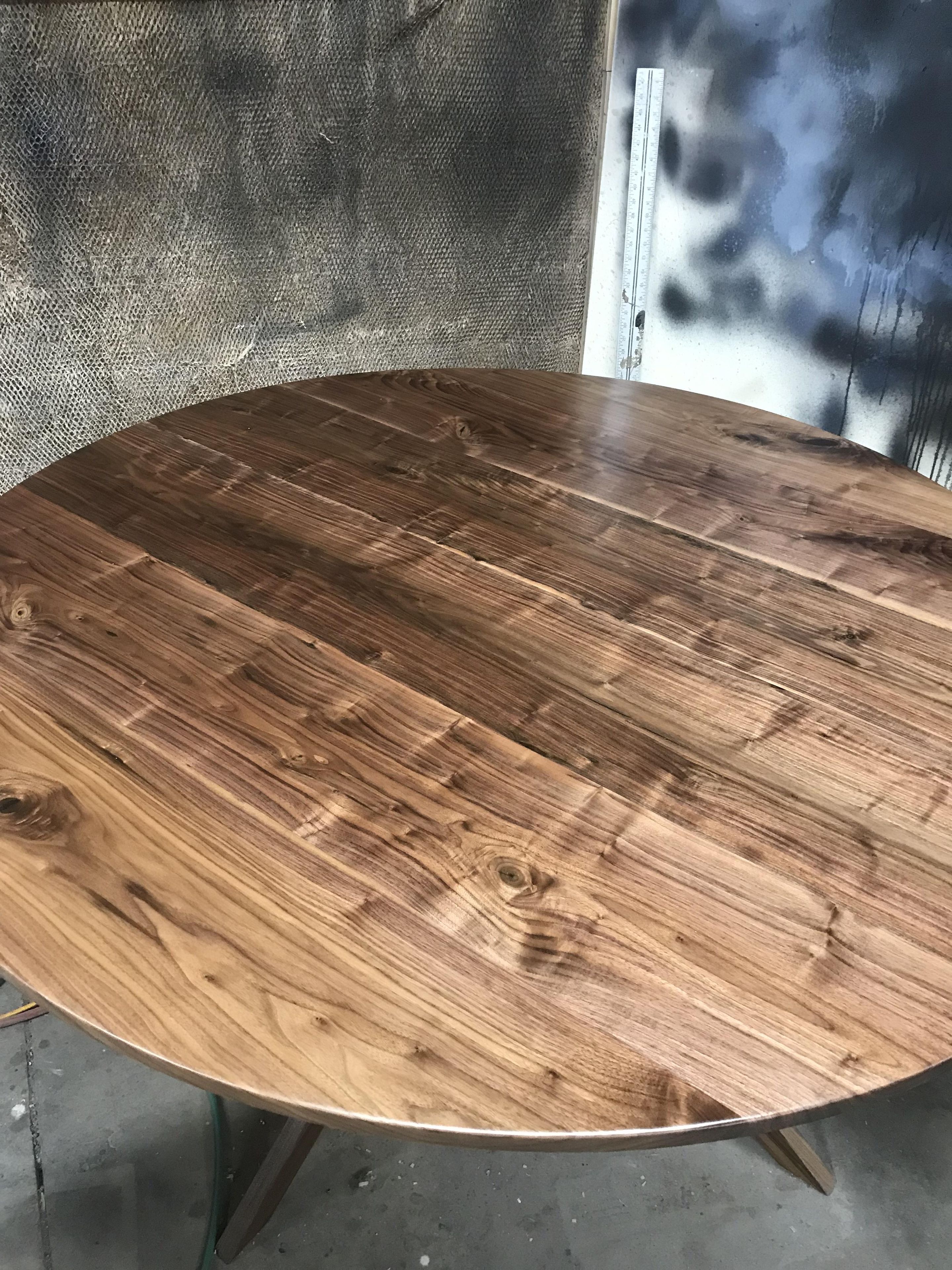 Mid Century Walnut Dining Table 2 