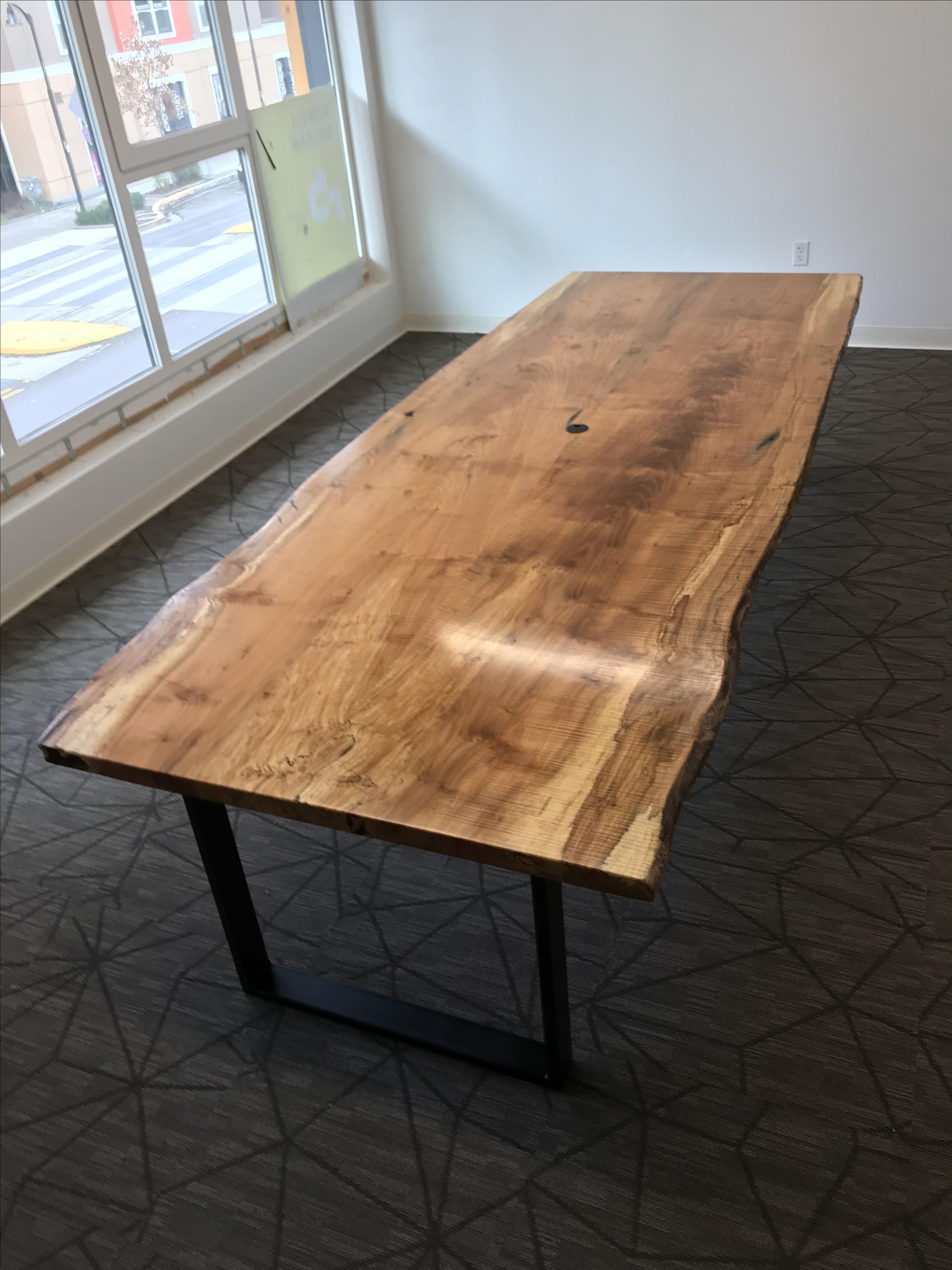 Live Edge Maple Conference Table