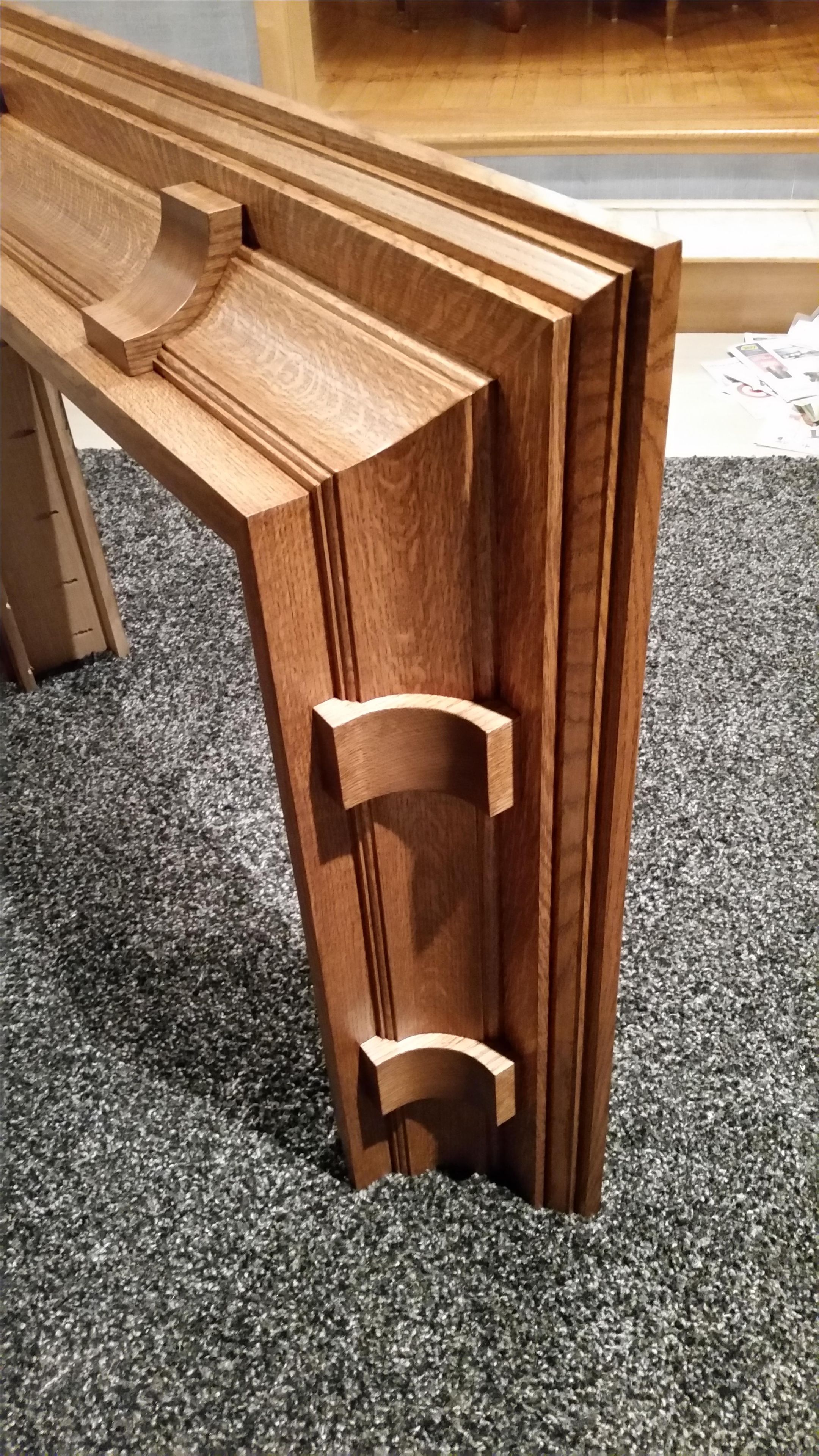 Quarter-Sawn, White Oak, Mantel 3 