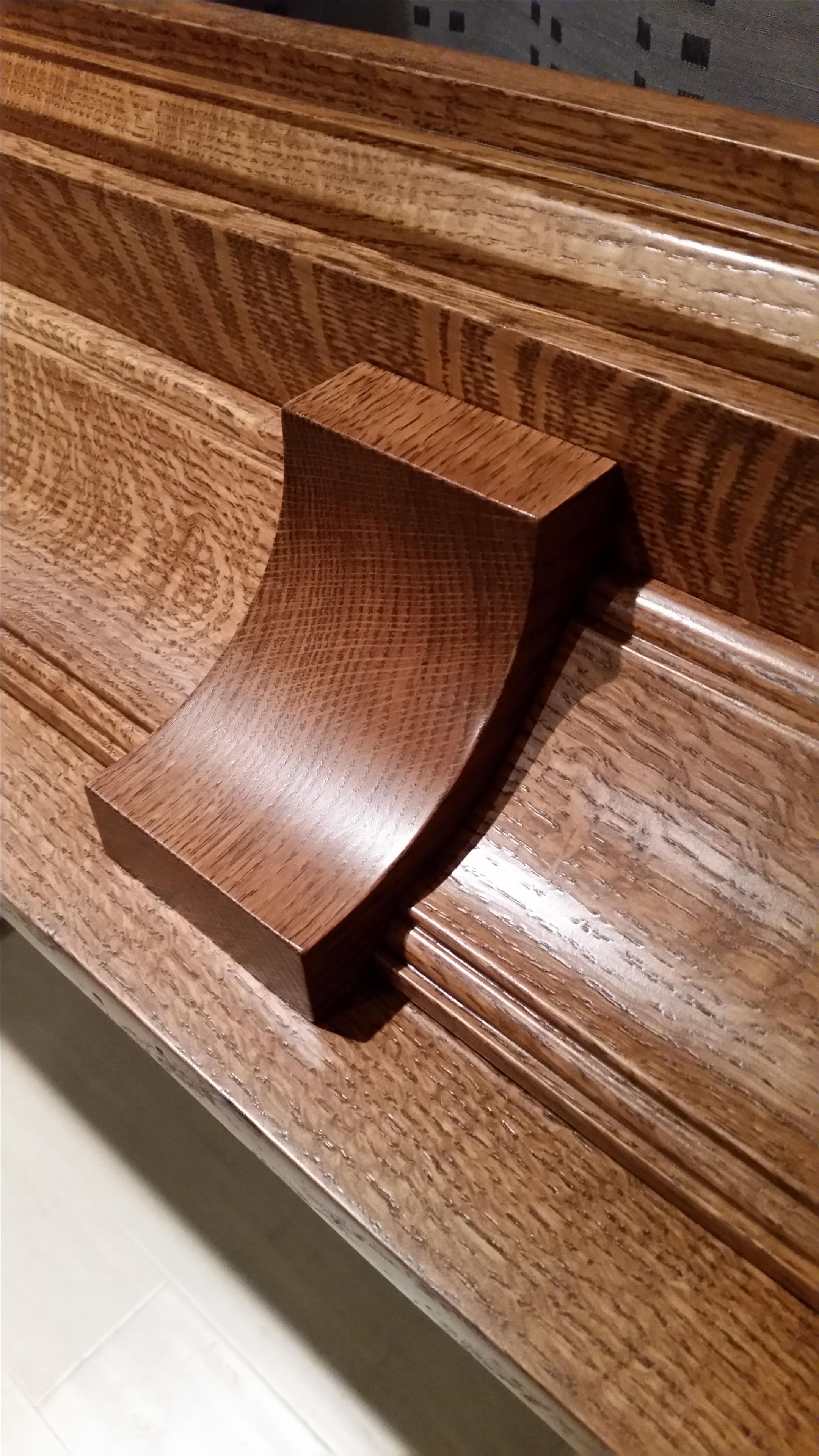 Quarter-Sawn, White Oak, Mantel 4 