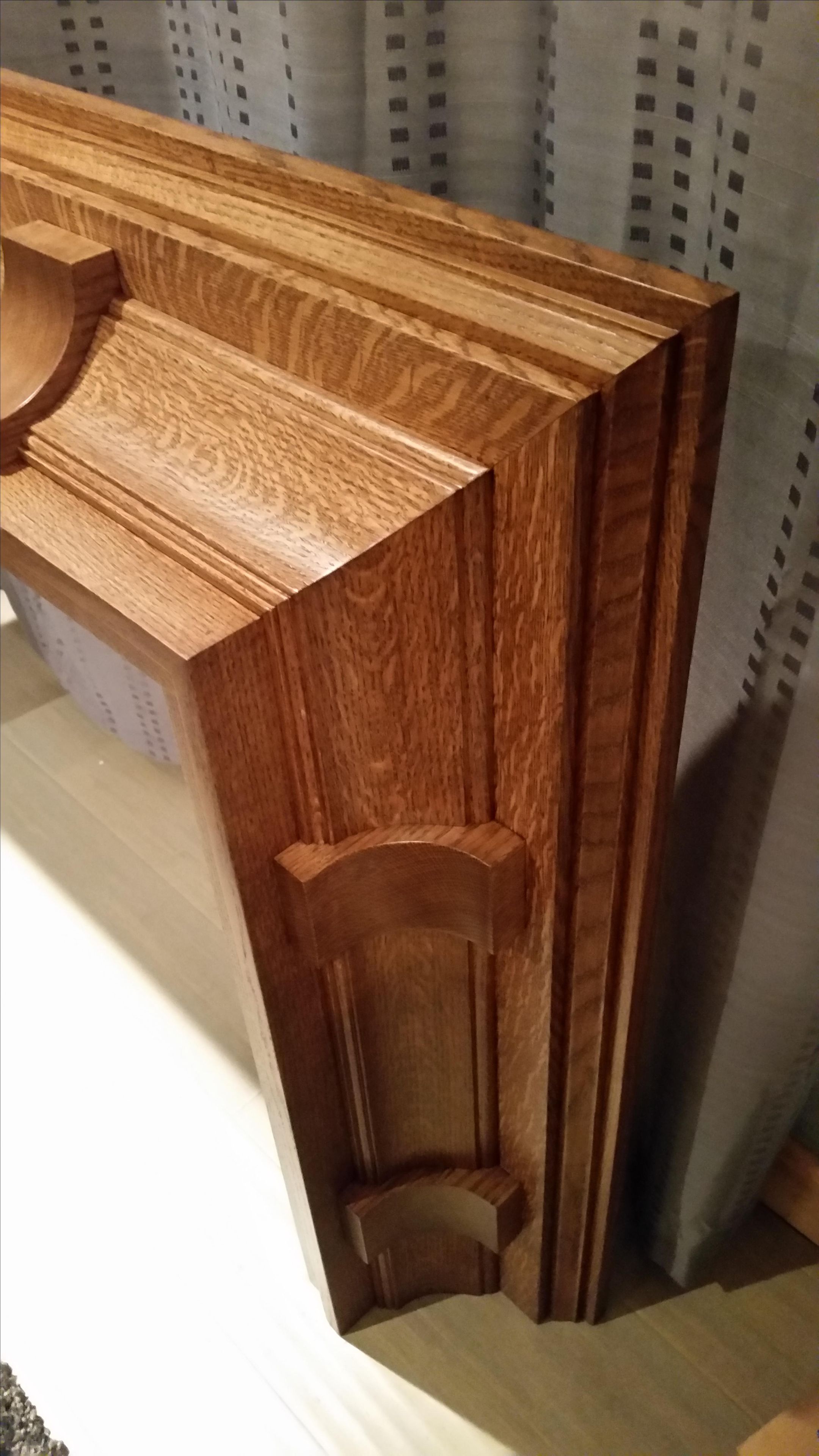 Quarter-Sawn, White Oak, Mantel 5 