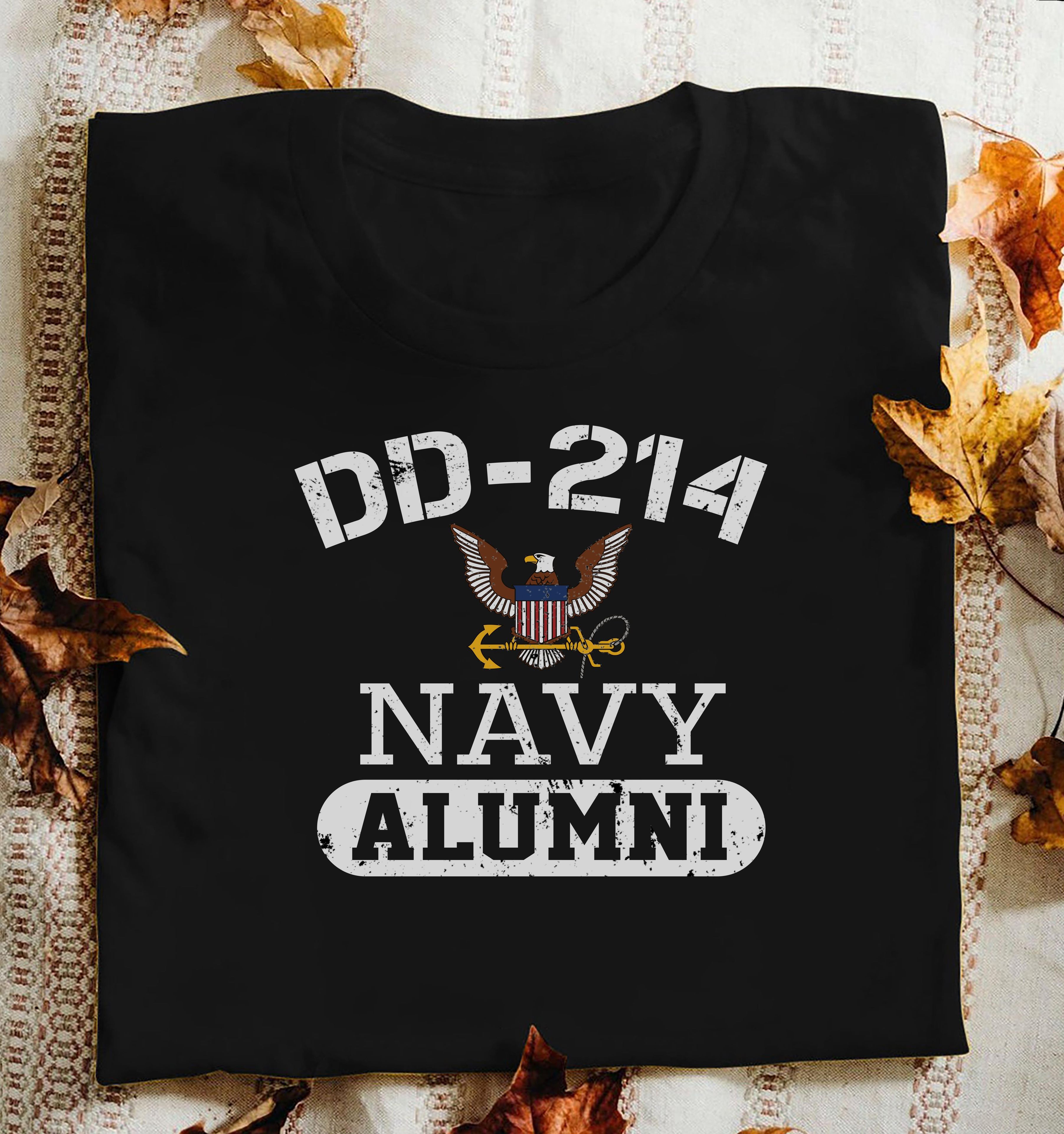 Navy Veteran T Shirt, Us Veteran T Shirt, Dd-214 Navy Alumni T Shirt