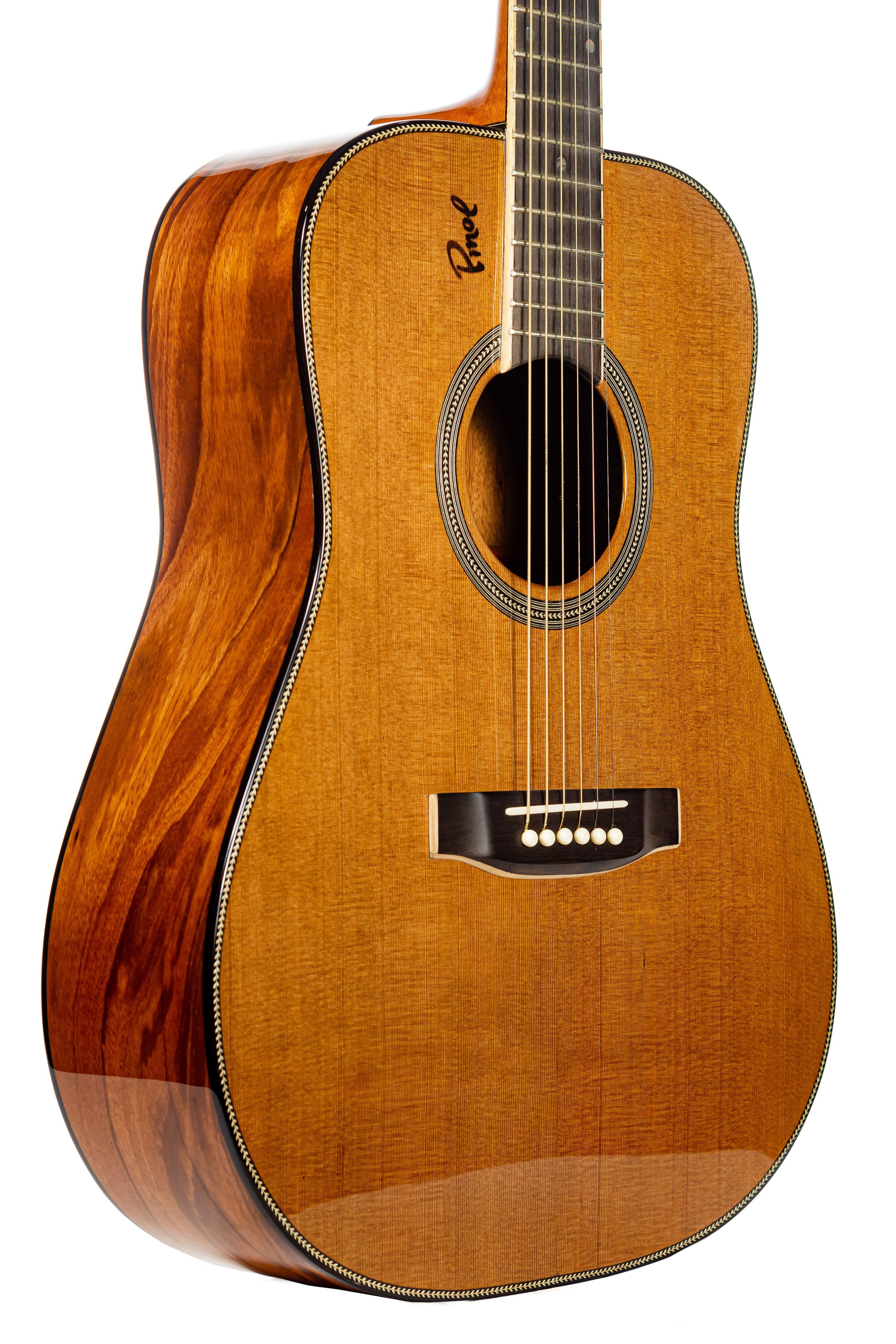 Custom Acoustic Dreadnought Tigerwood Rosewood & Canadian Cedar Top 2