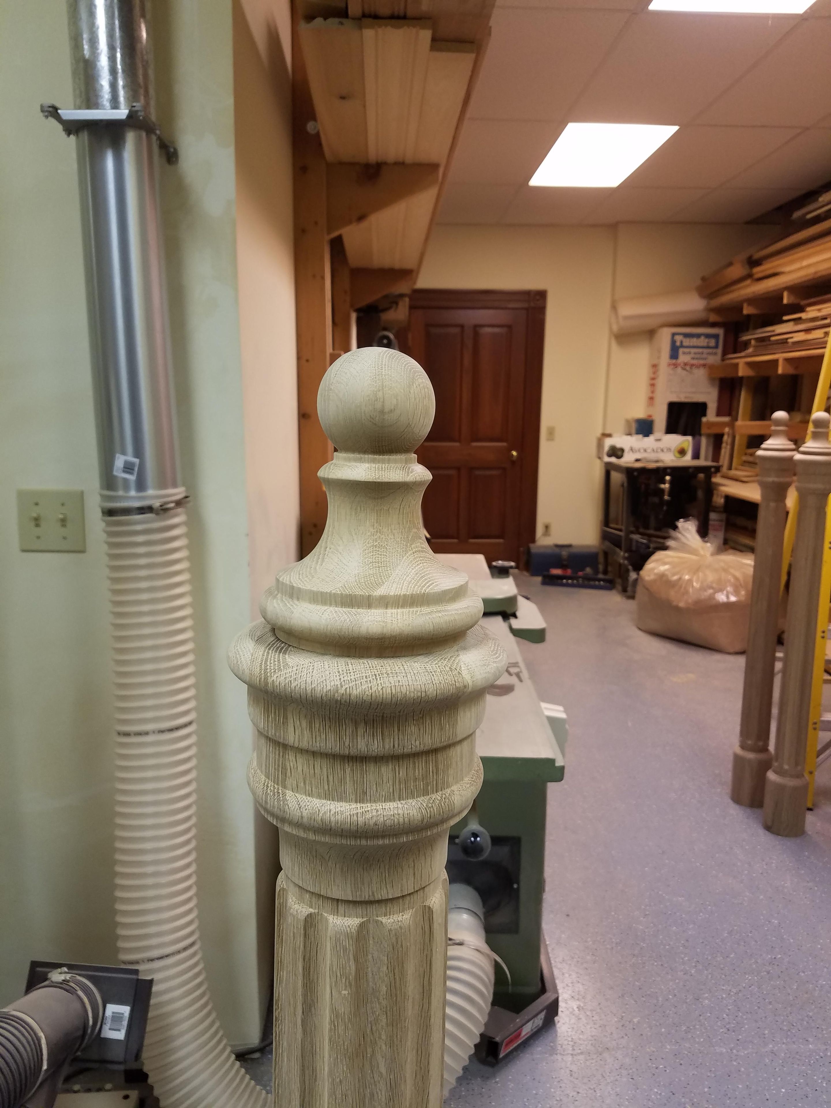 Turned Stair Newel Post 3