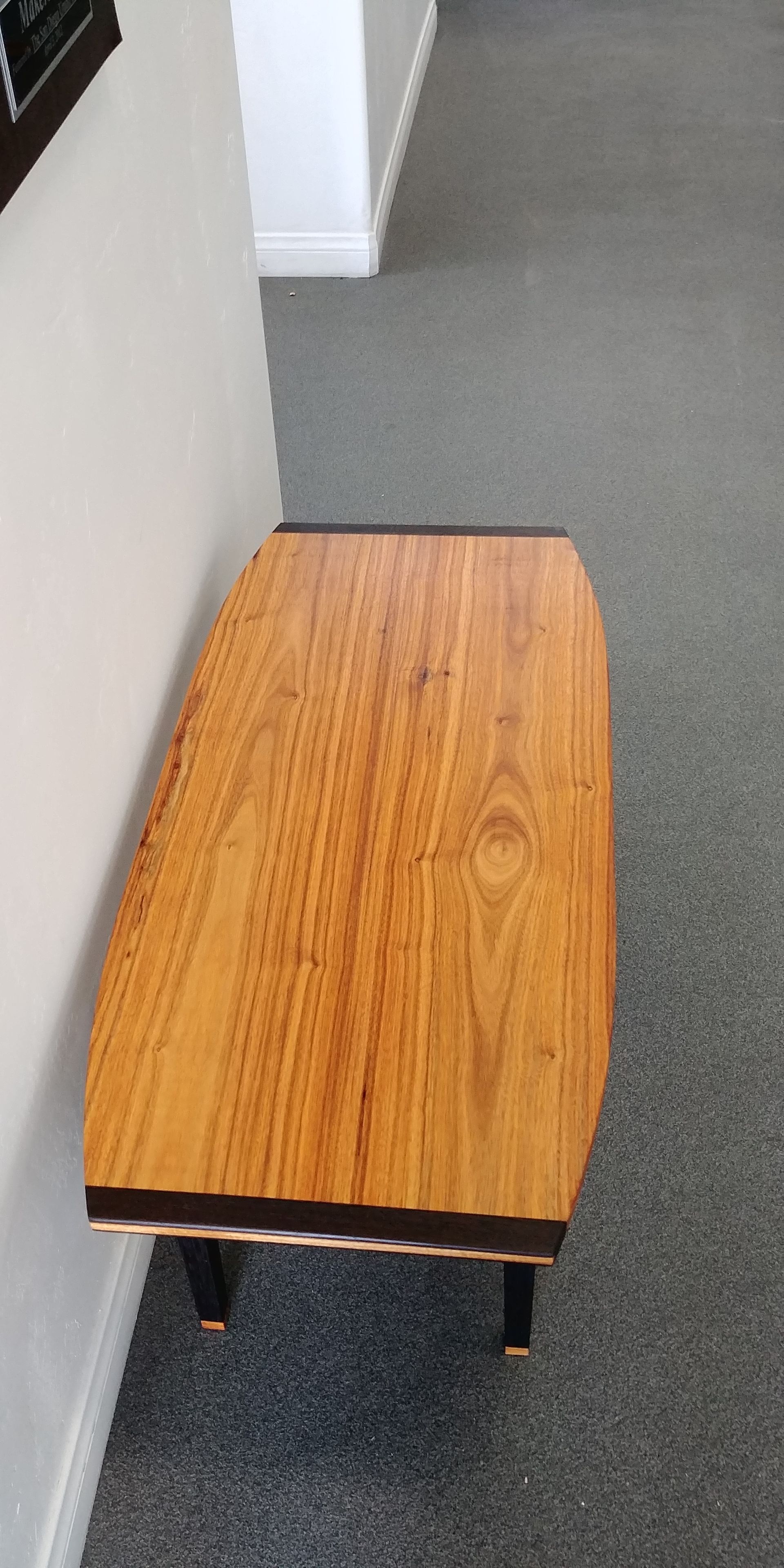 Antikea Danish Modern Coffee Table In Canary And Wenge 3 