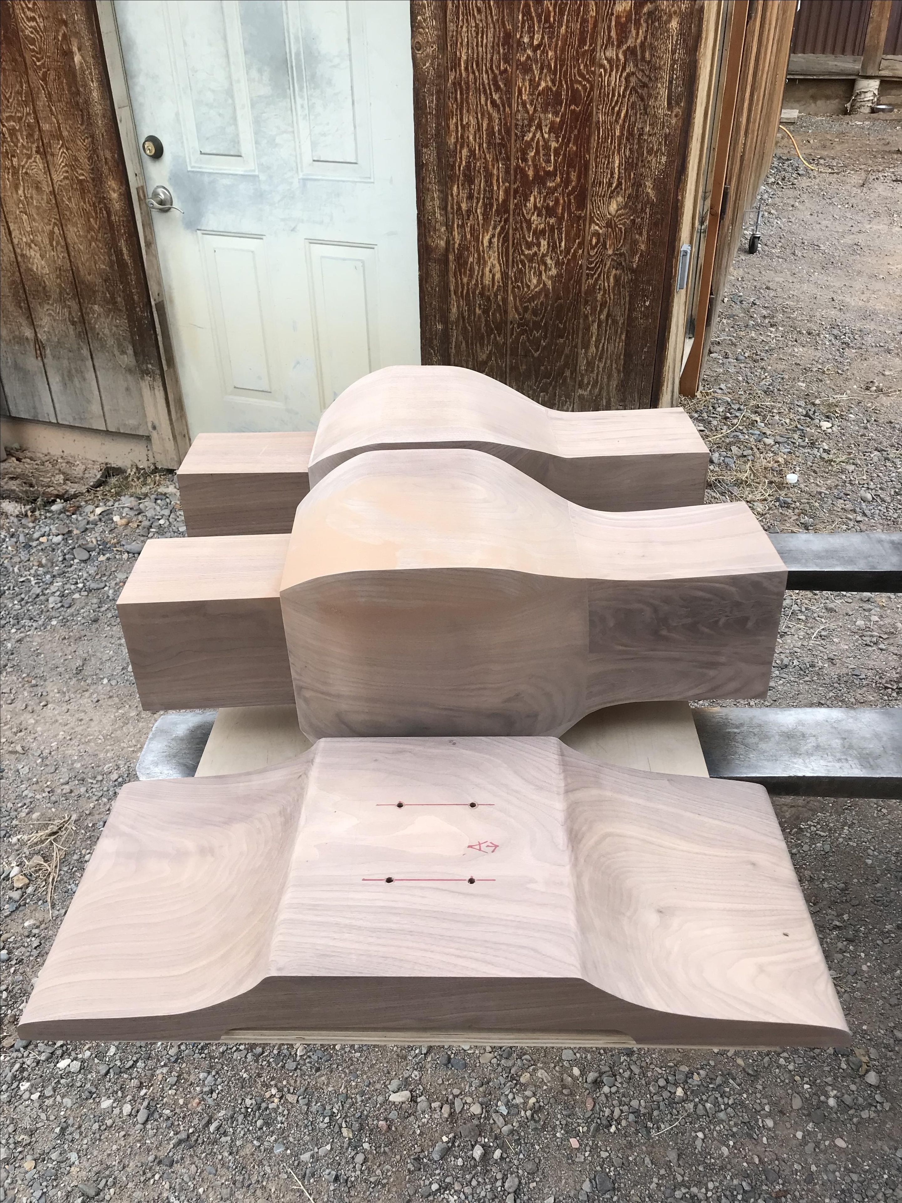 Custom Walnut Trestle Dining Table 3 