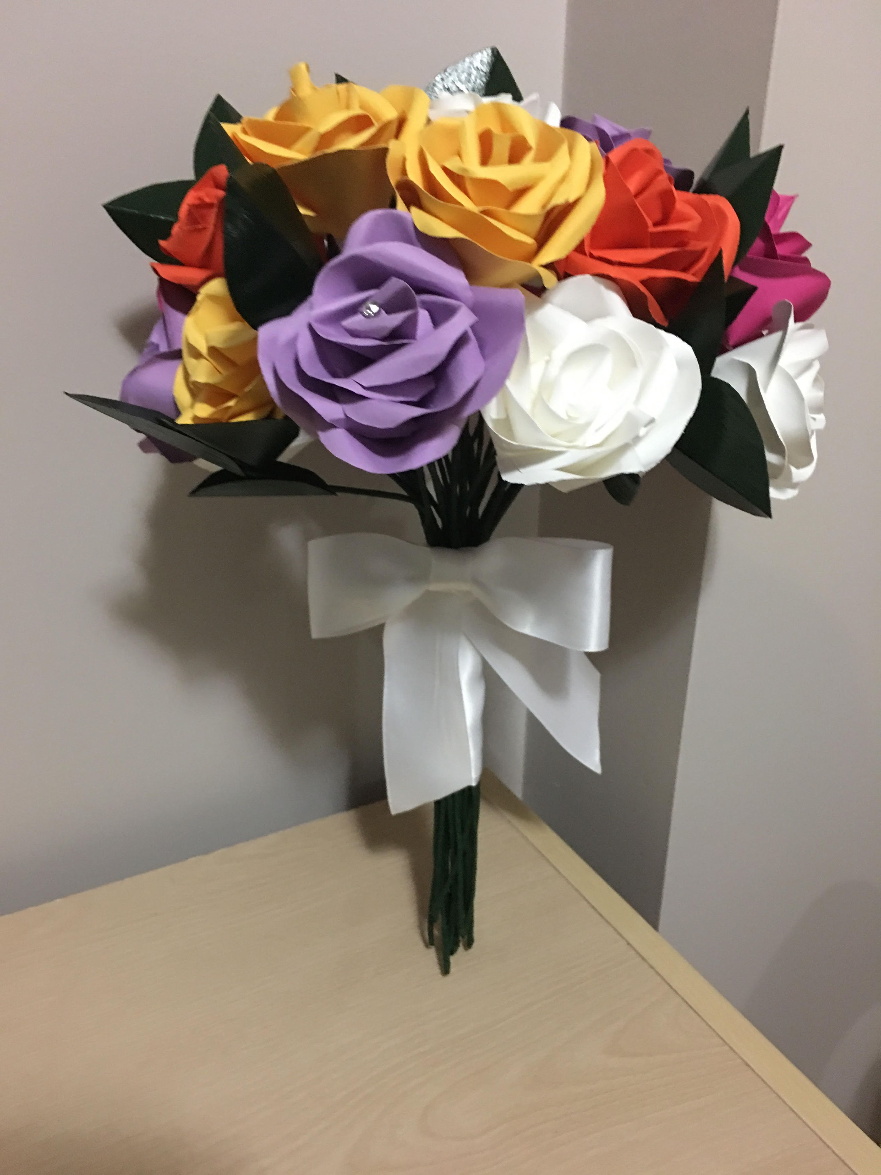 Paper Rose Bouquet 3