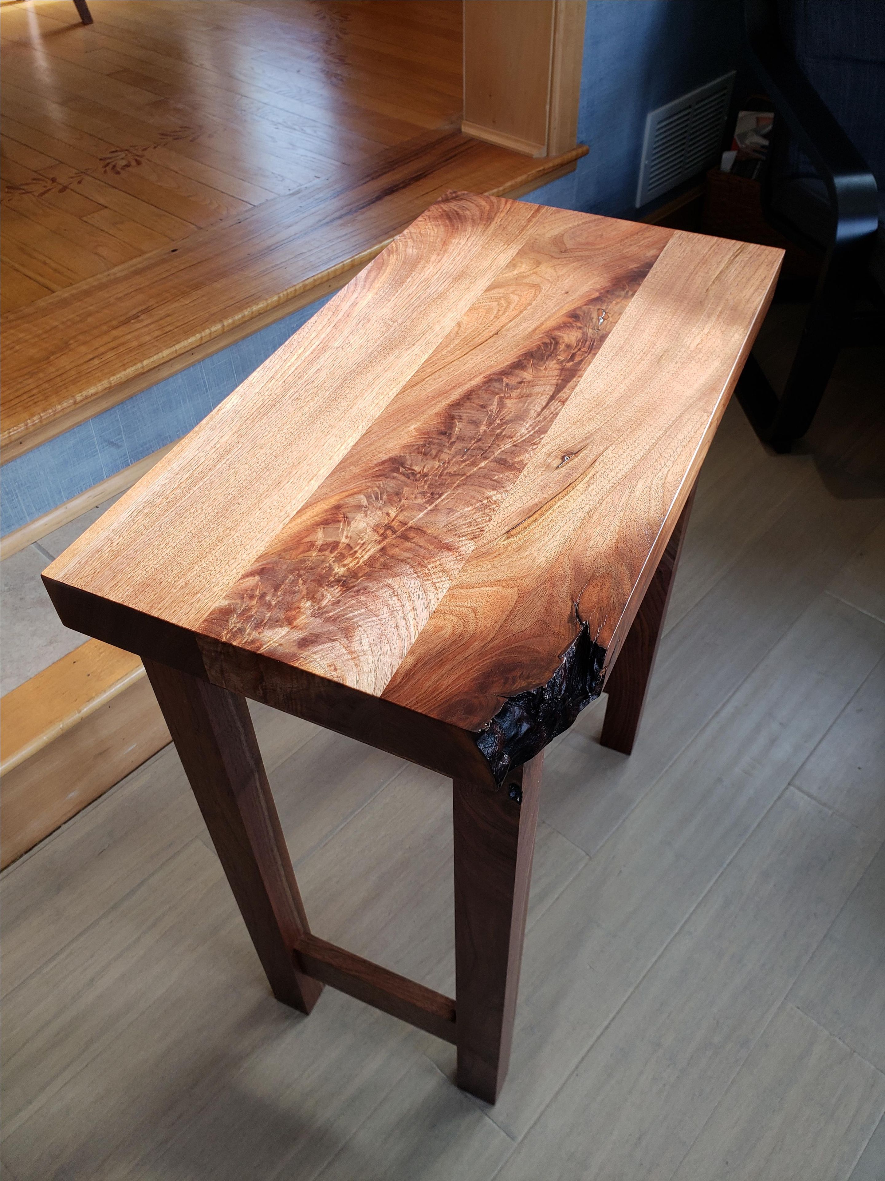 Custom Walnut End Table 1
