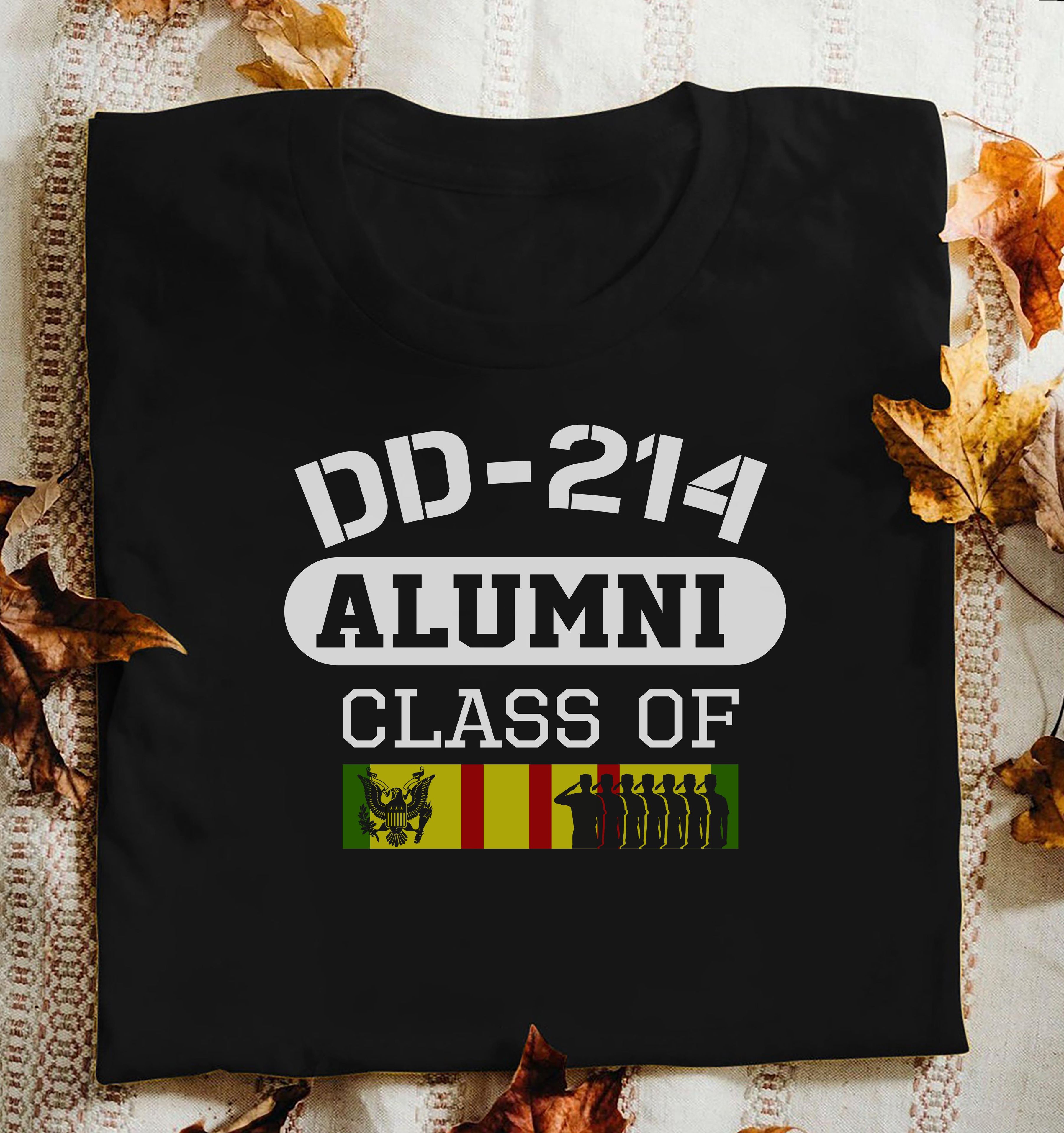 Dd-214 Alumni Class Of Vietnam Veteran, Vietnam War Veteran Shirt