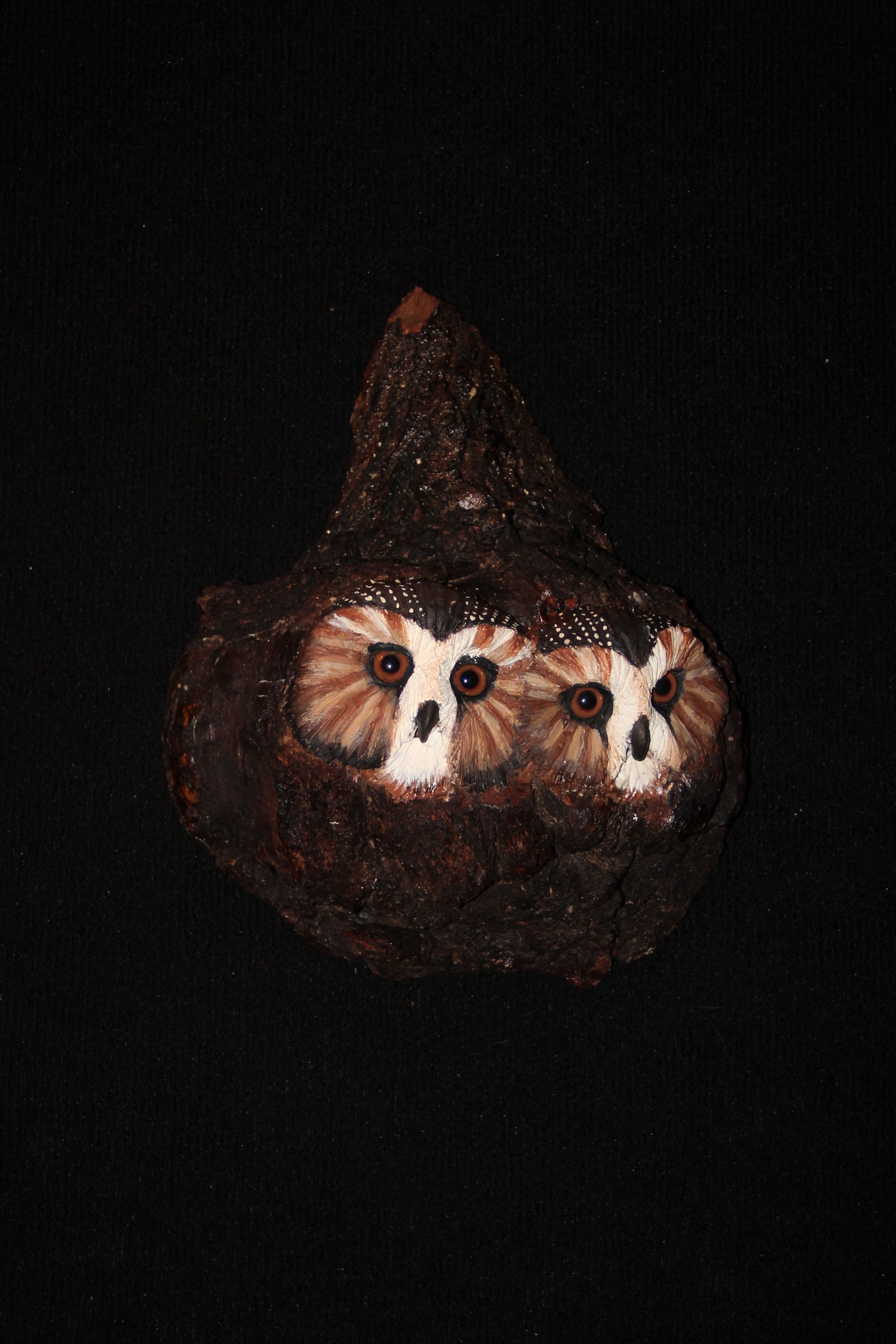 Owl Hand Carved And Sculpted 6 