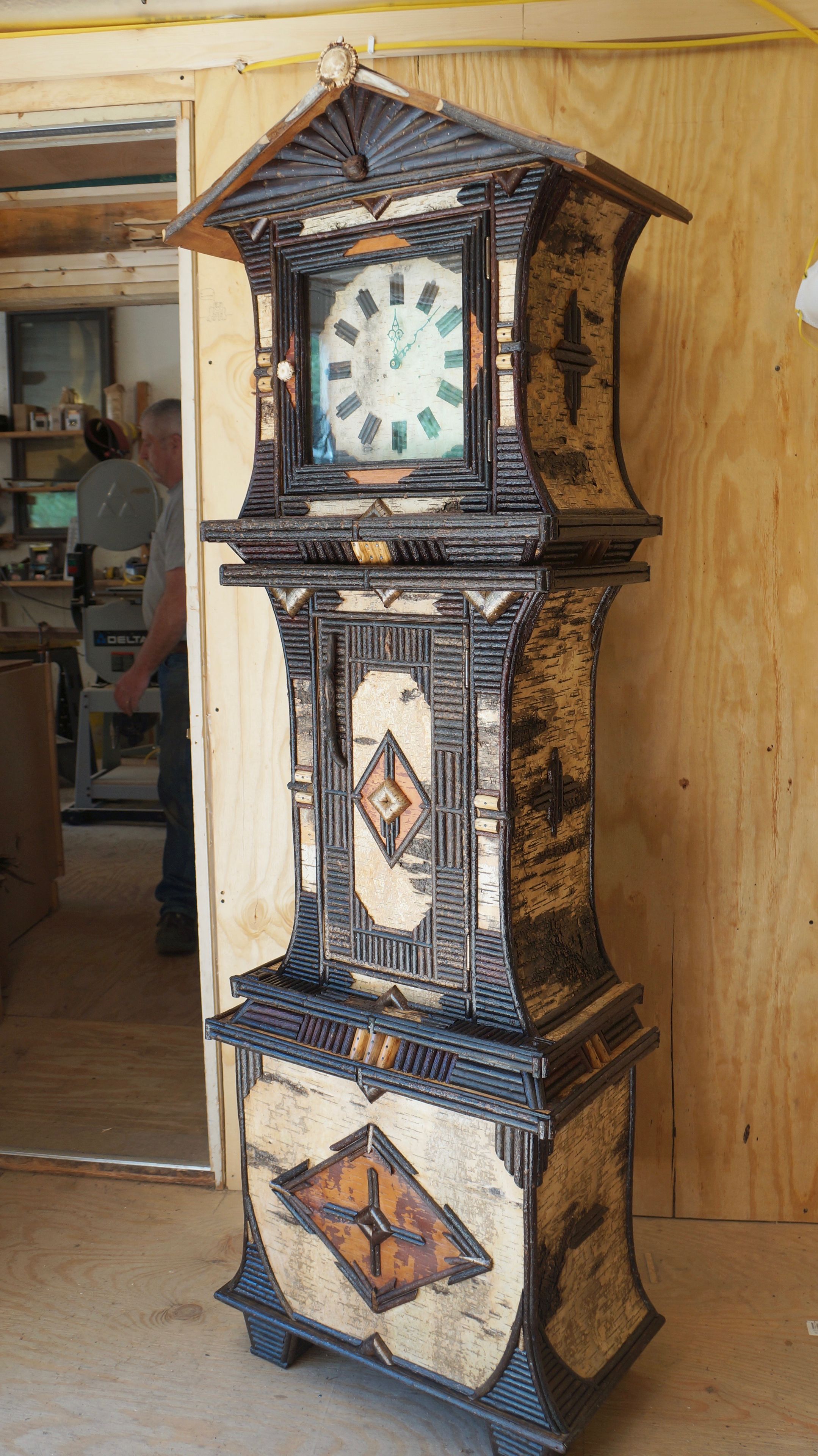 Rustic Grandmother Clock 2