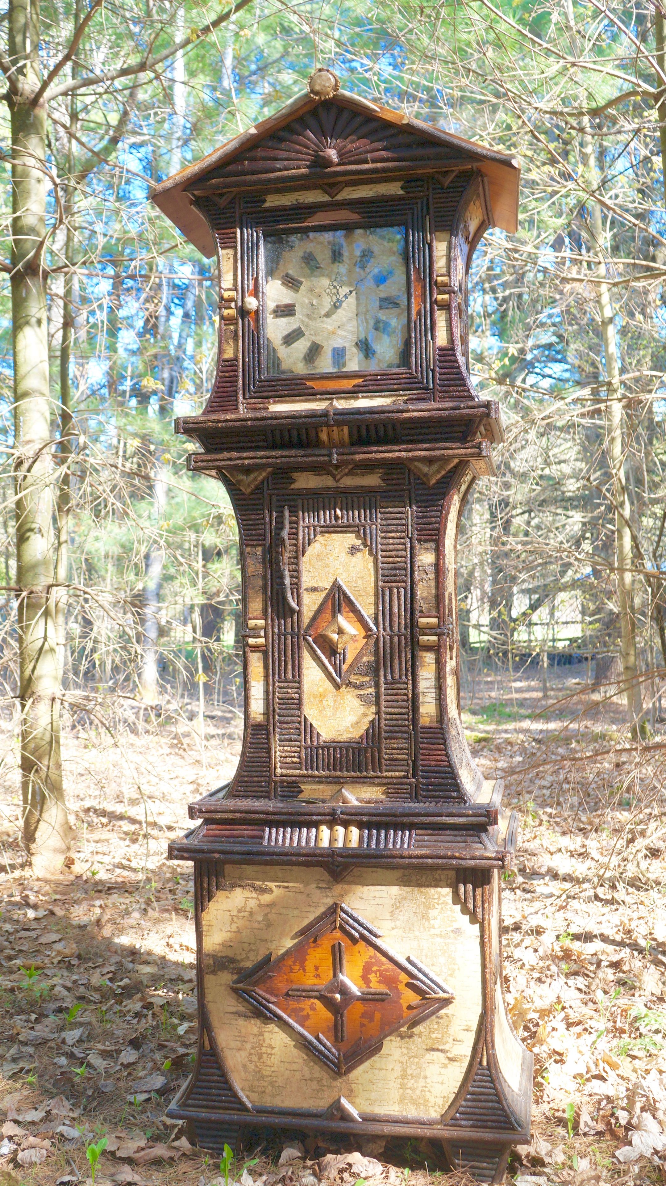 Rustic Grandmother Clock 3