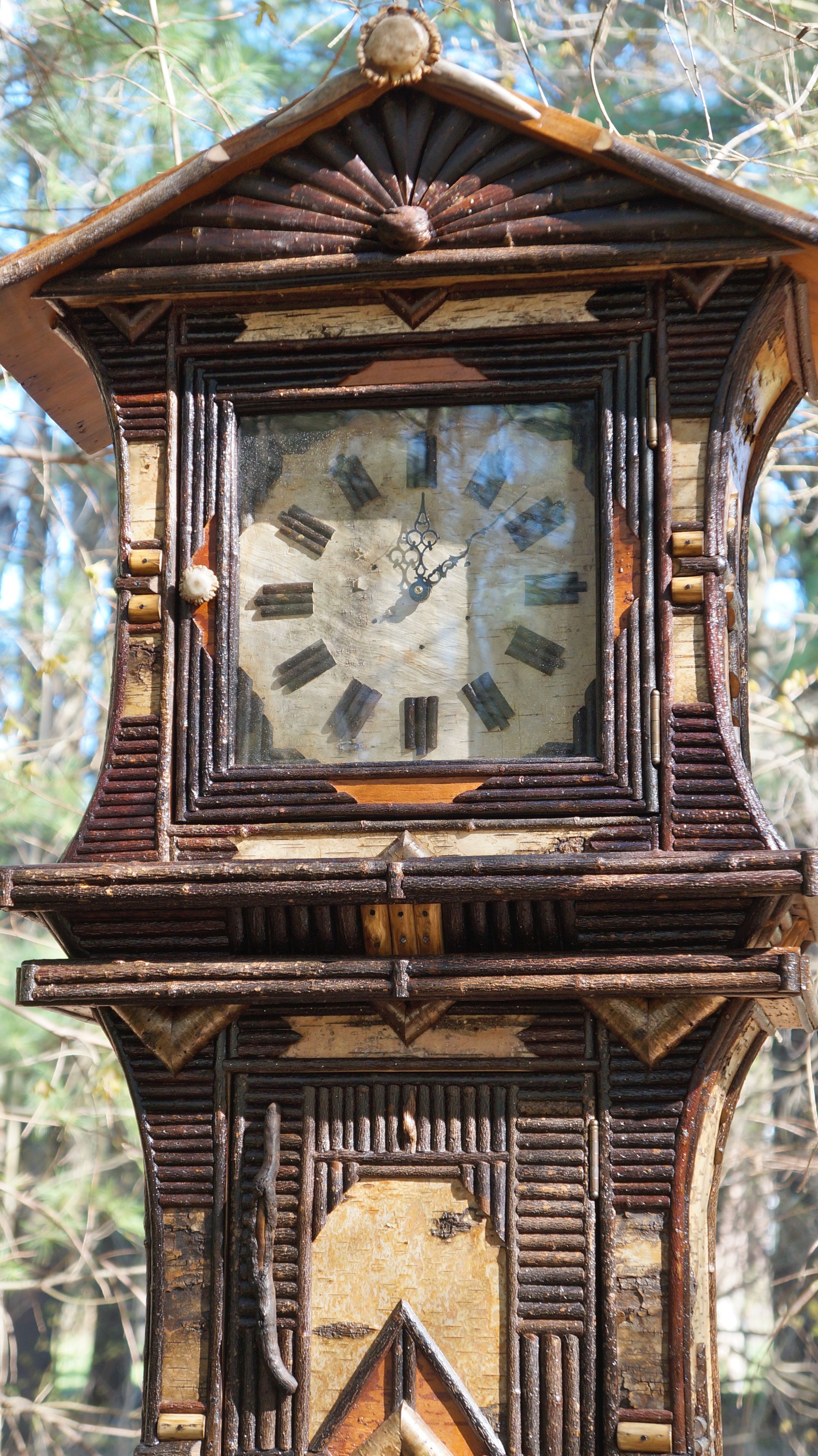 Rustic Grandmother Clock