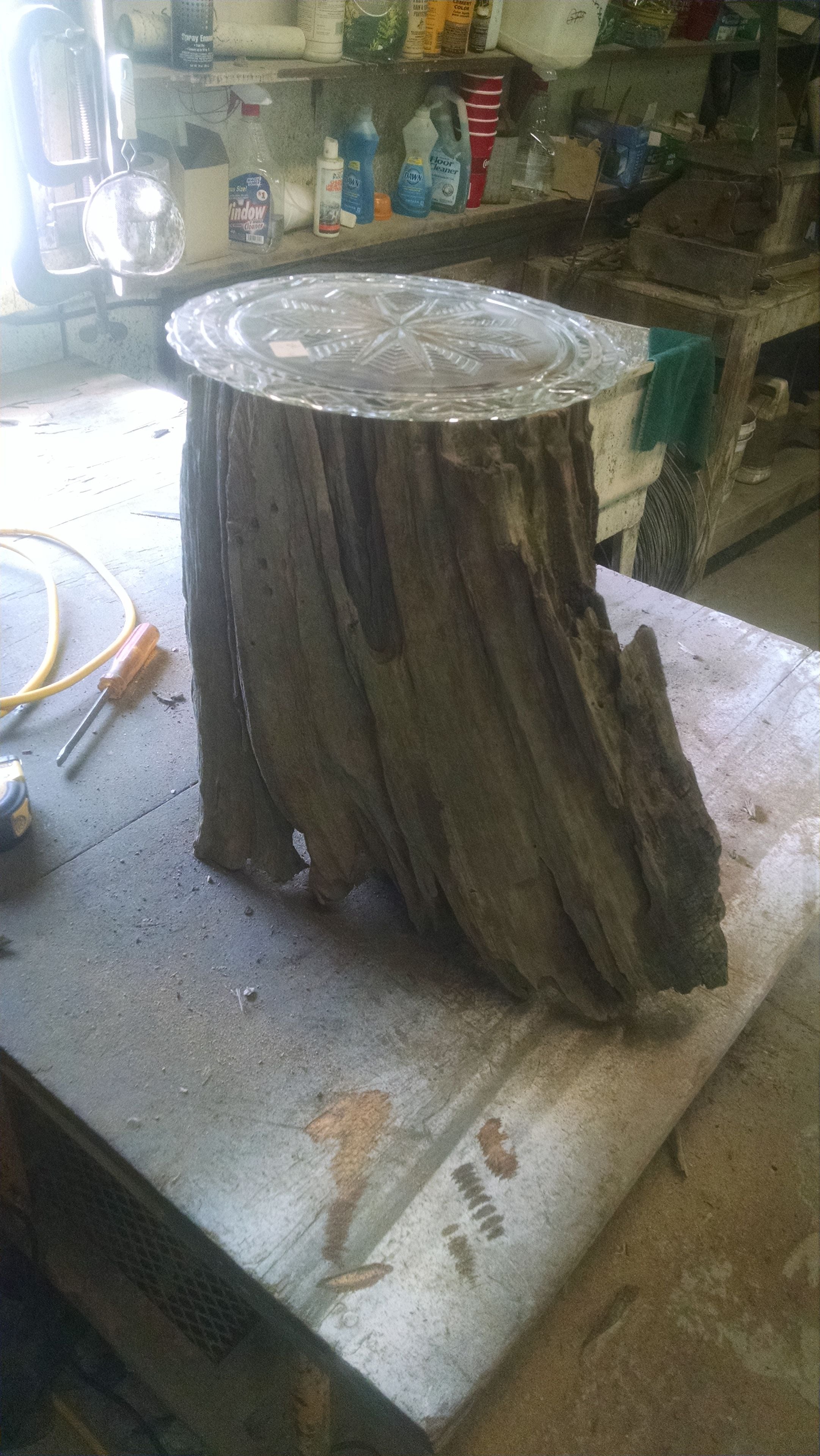 Tree Trunk Cake Stand 3 