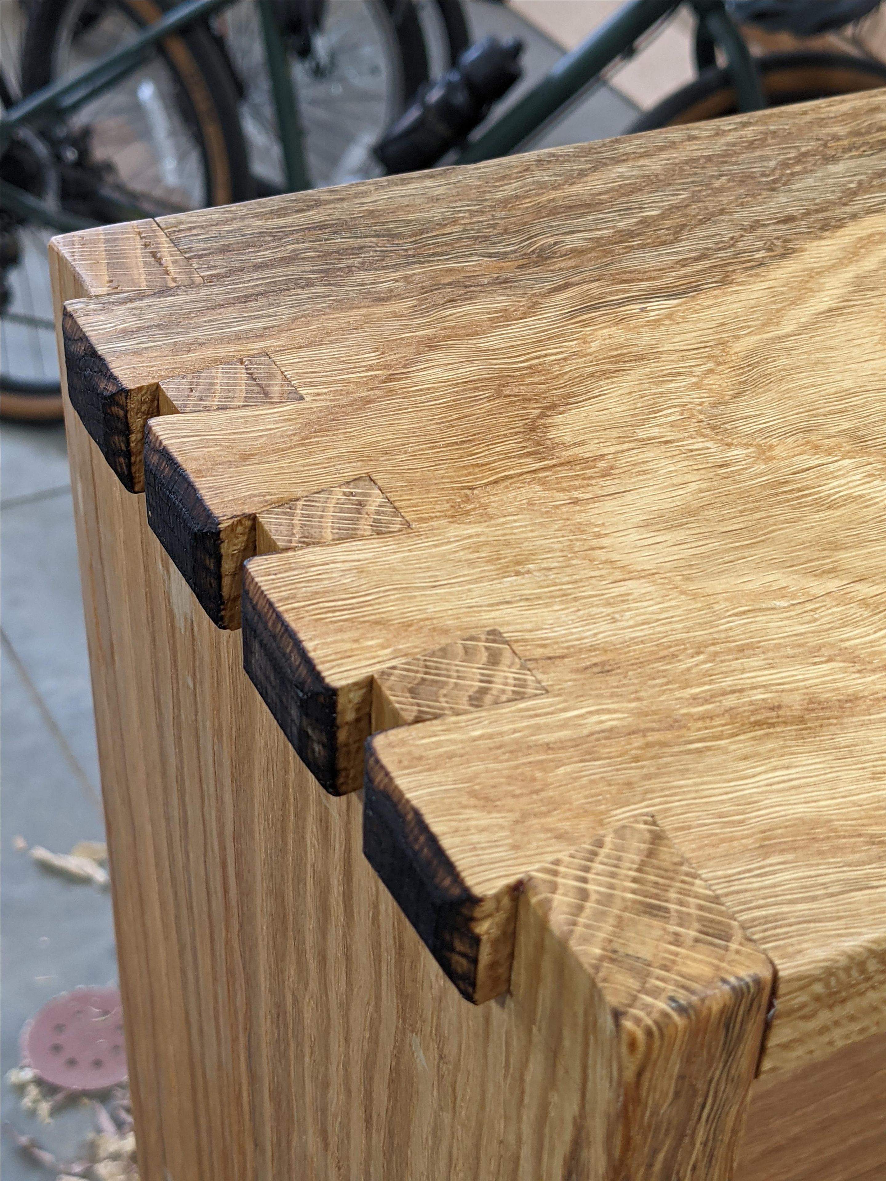 Oak And Walnut Bookshelf 3 