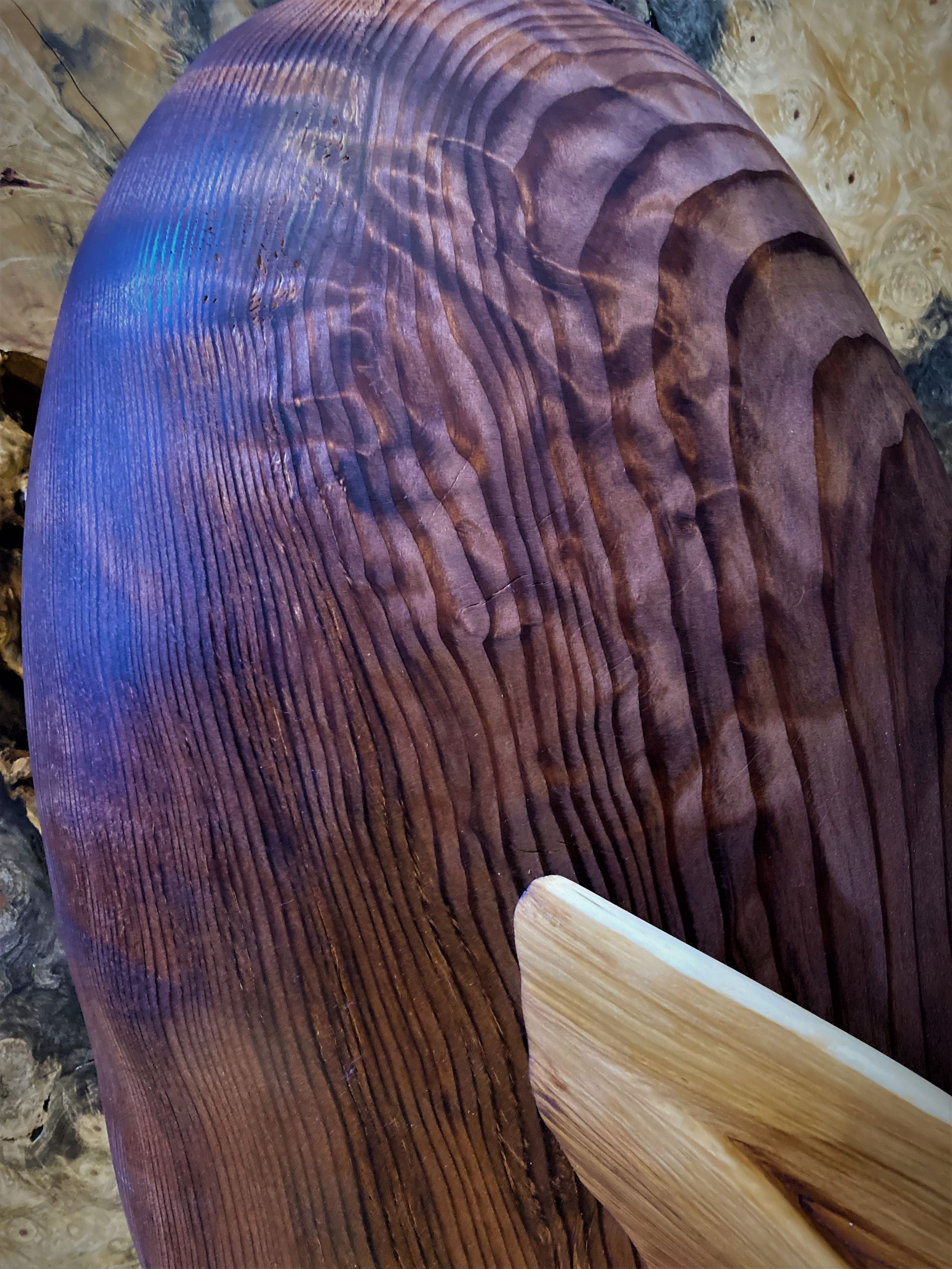 Rustic Twisted Juniper Sculpture On A Redwood Burl Base 5 