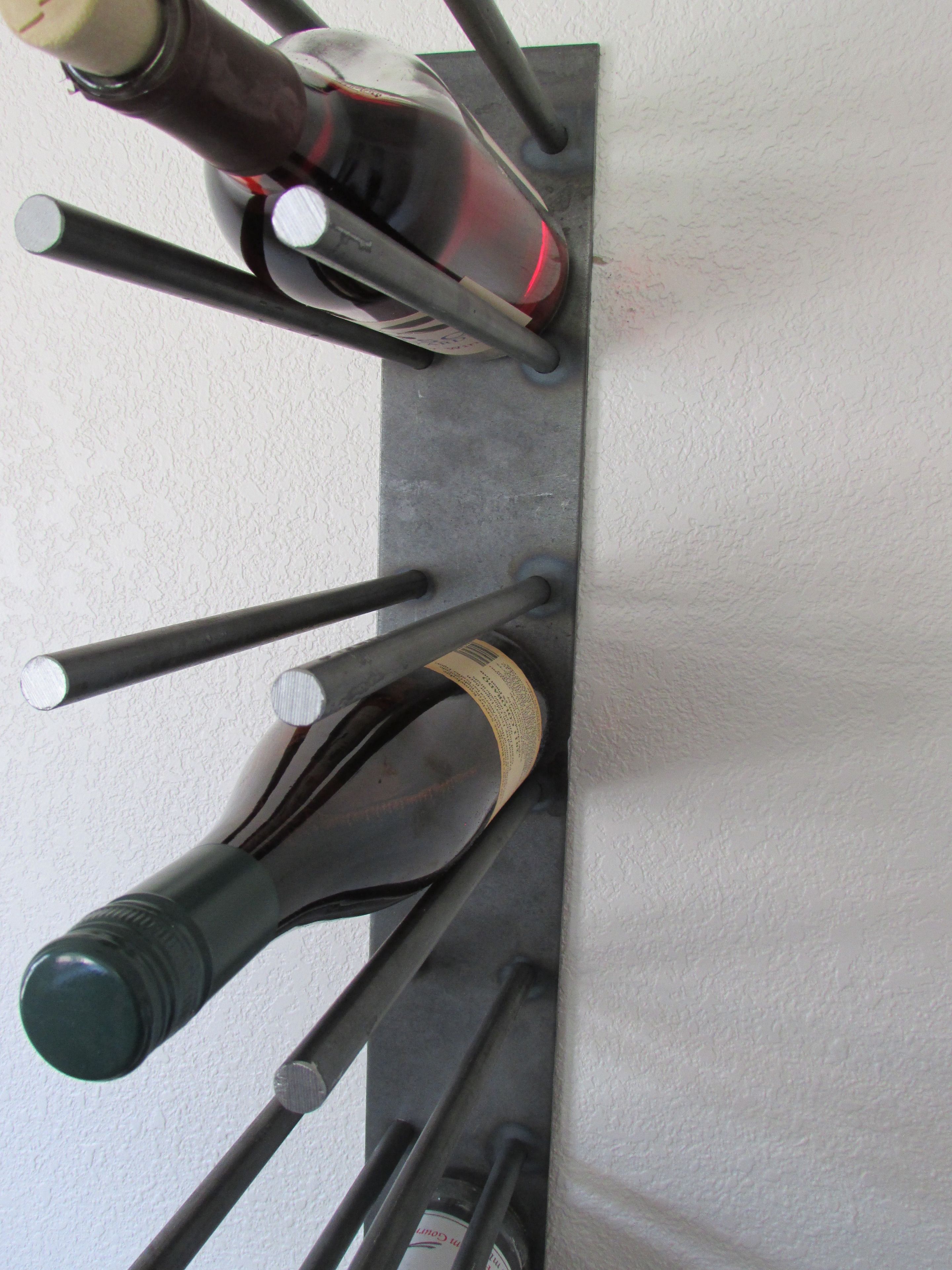 Custom Vertical Wine Rack