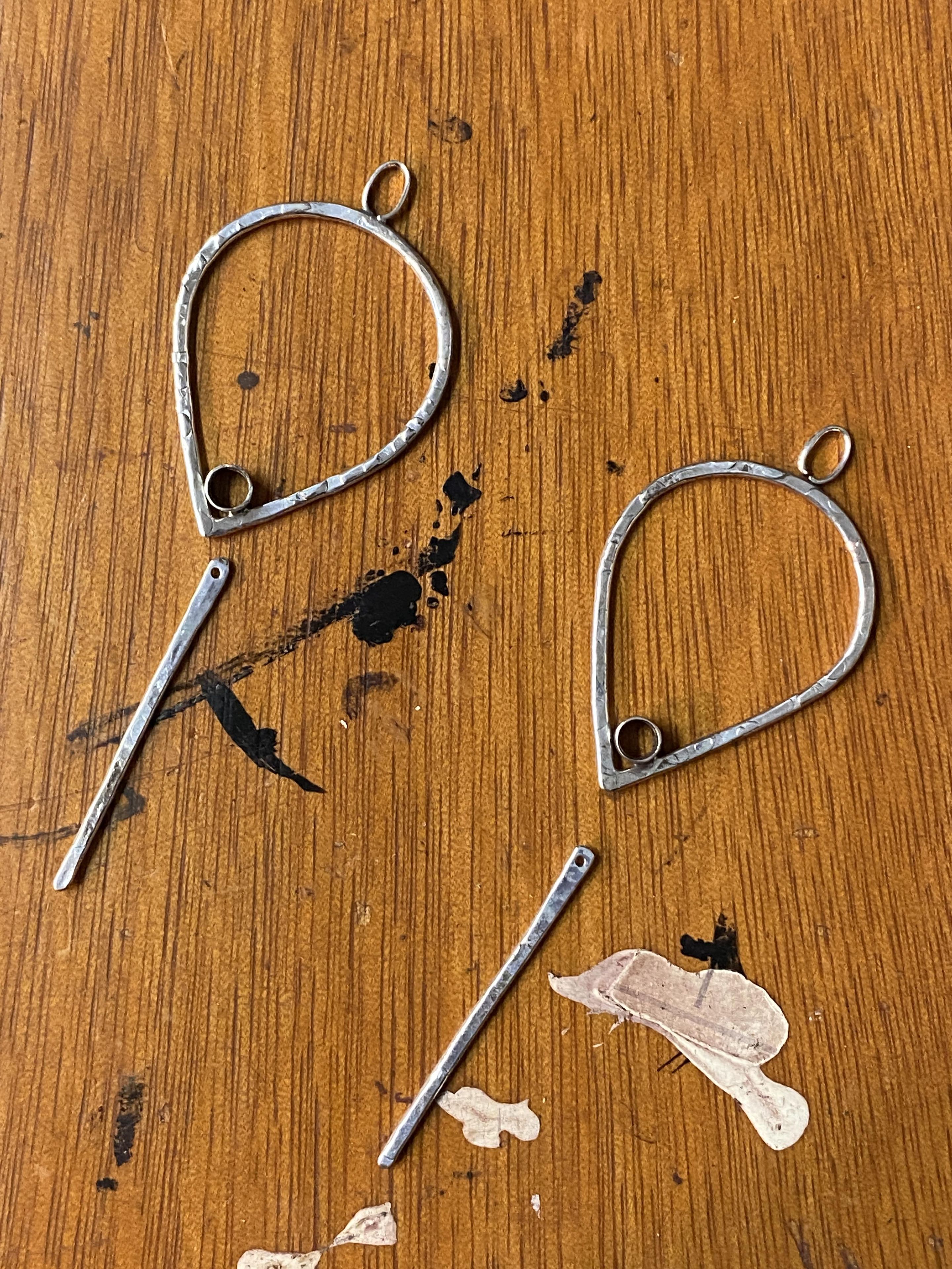 Sterling Silver Dangling Earrings 5 