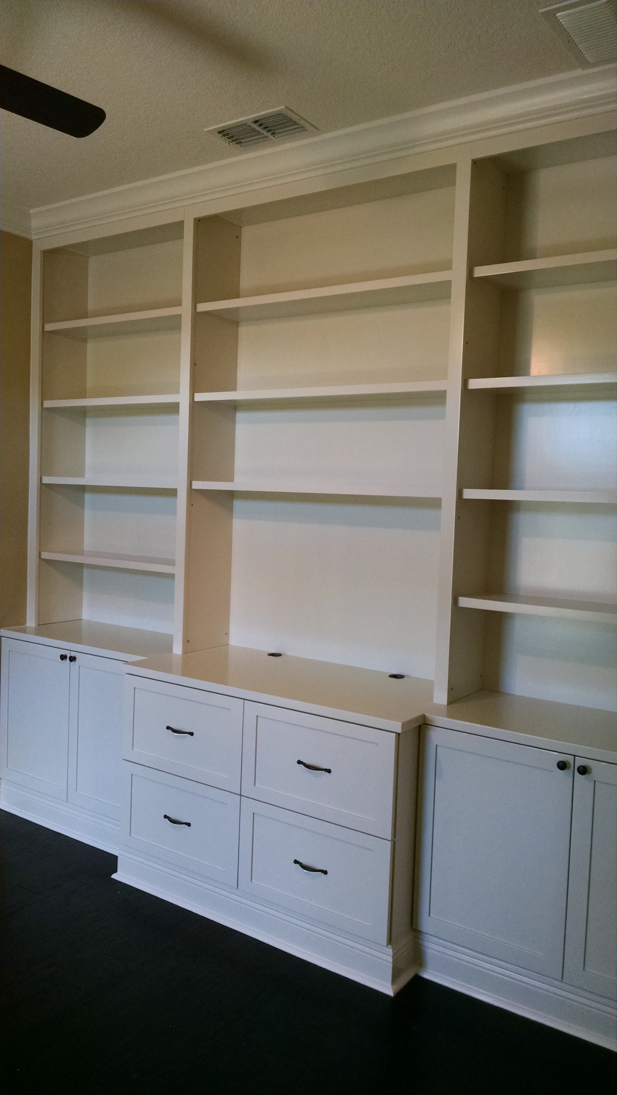 Built-In Office Bookcase