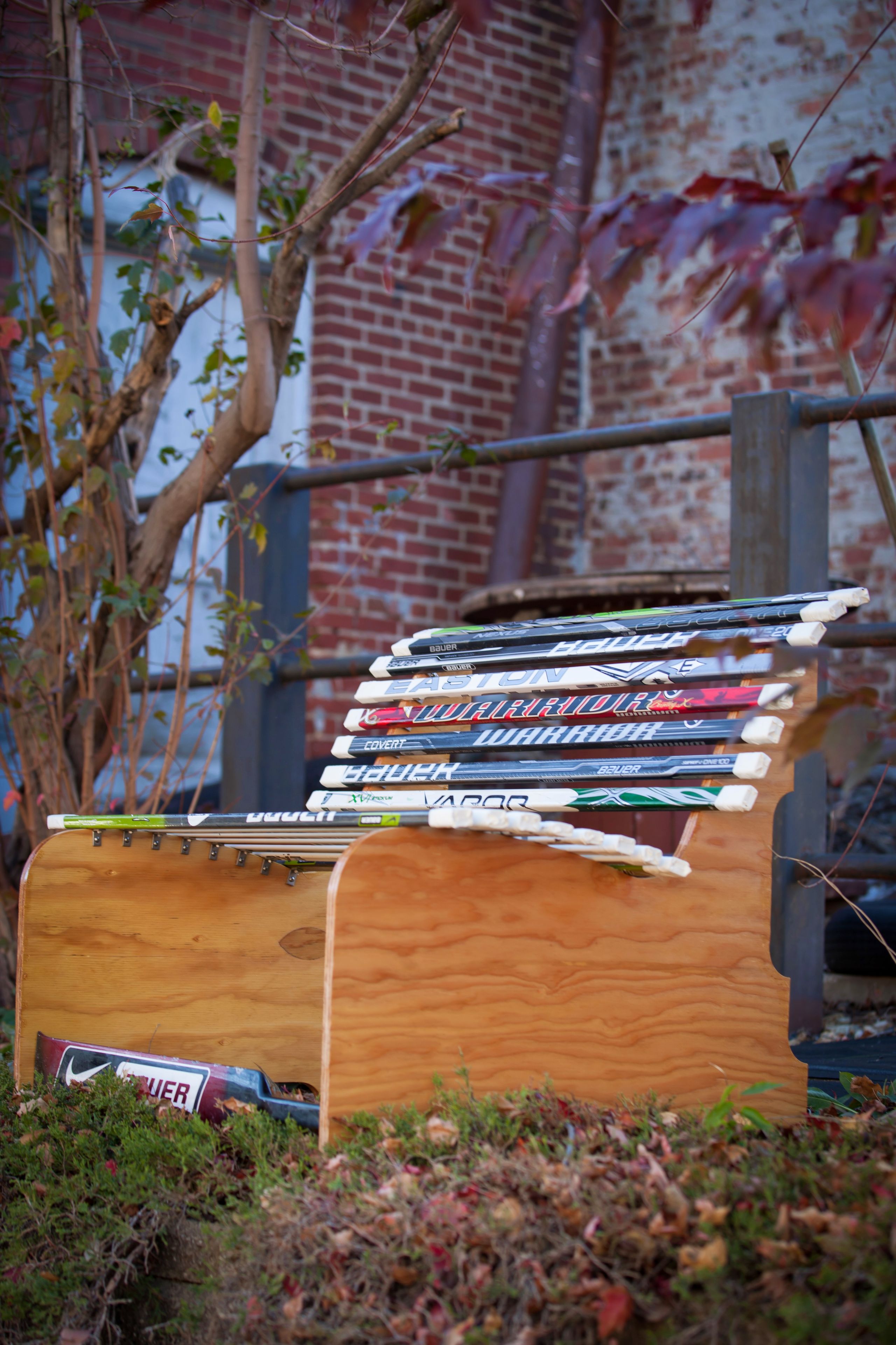 Hockey Stick Bench