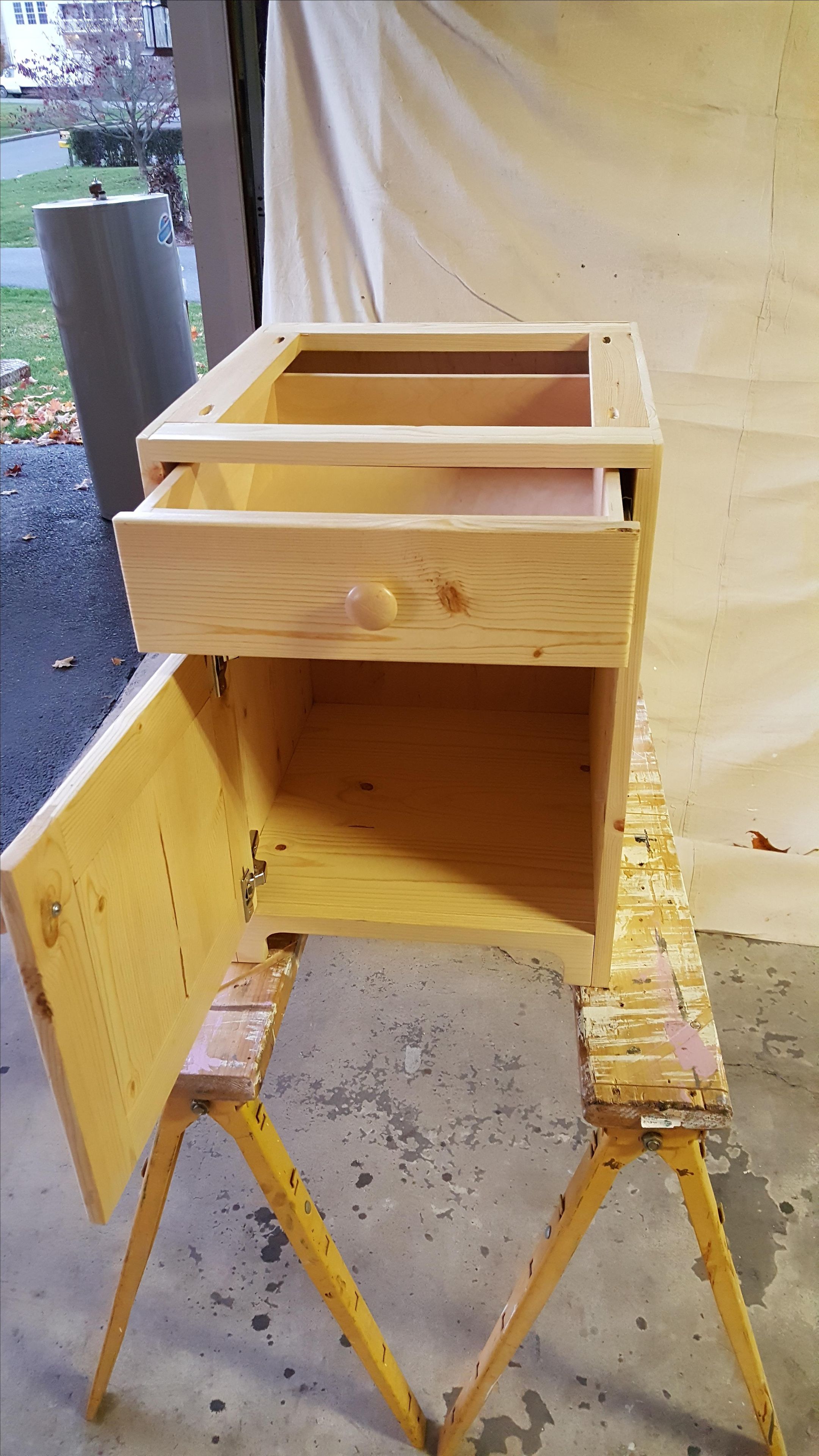 Knotty Pine Night Stand 3