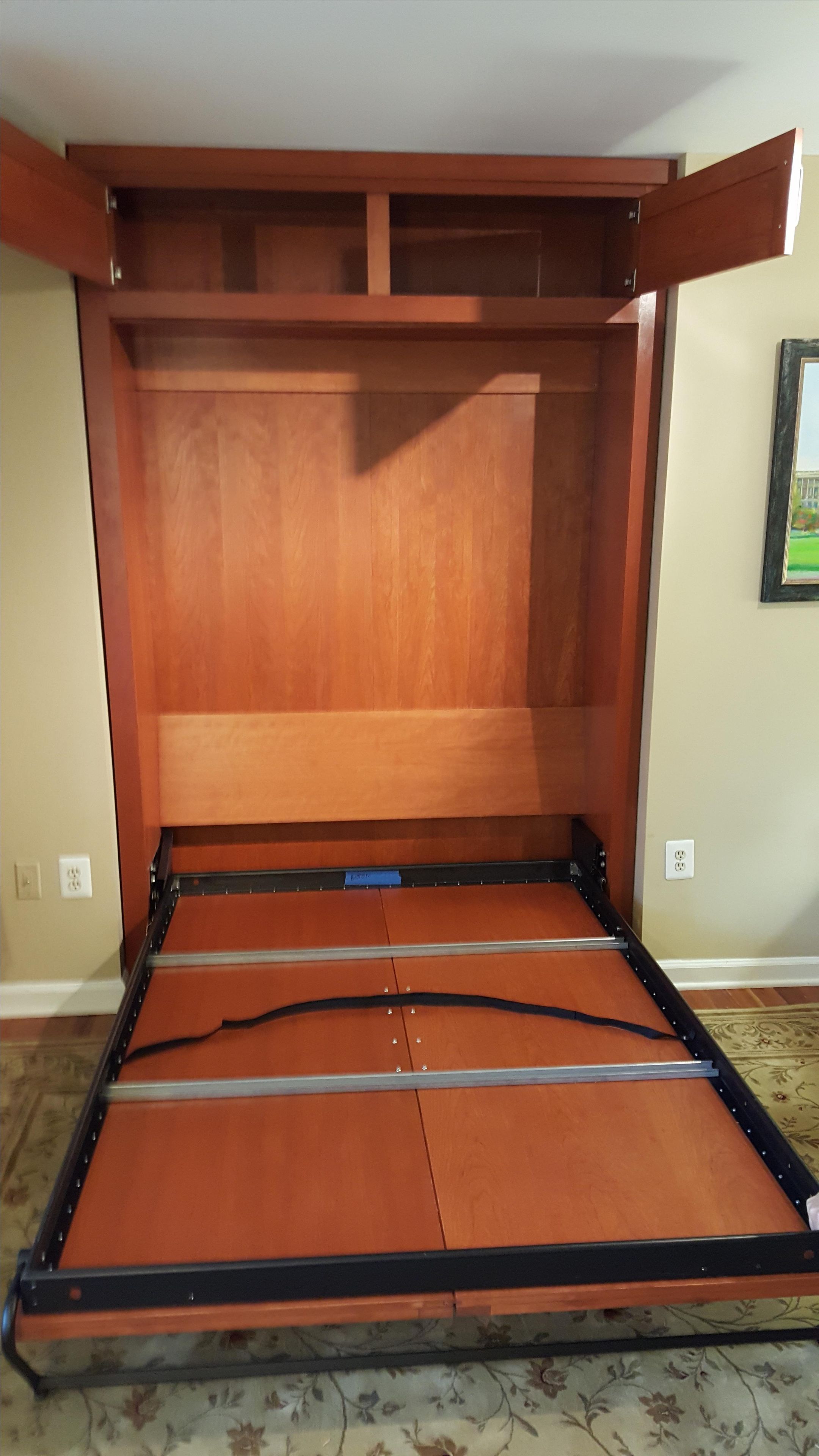 Cherry Murphy Bed 3 