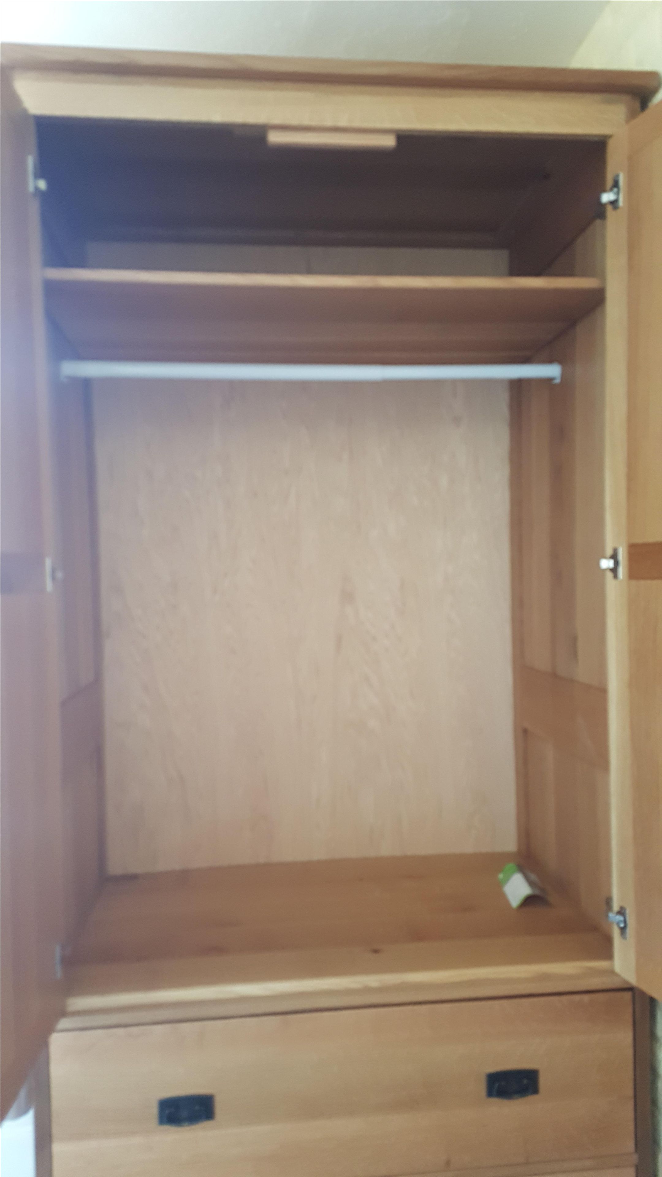 Quartersawn Oak Armoire 4 