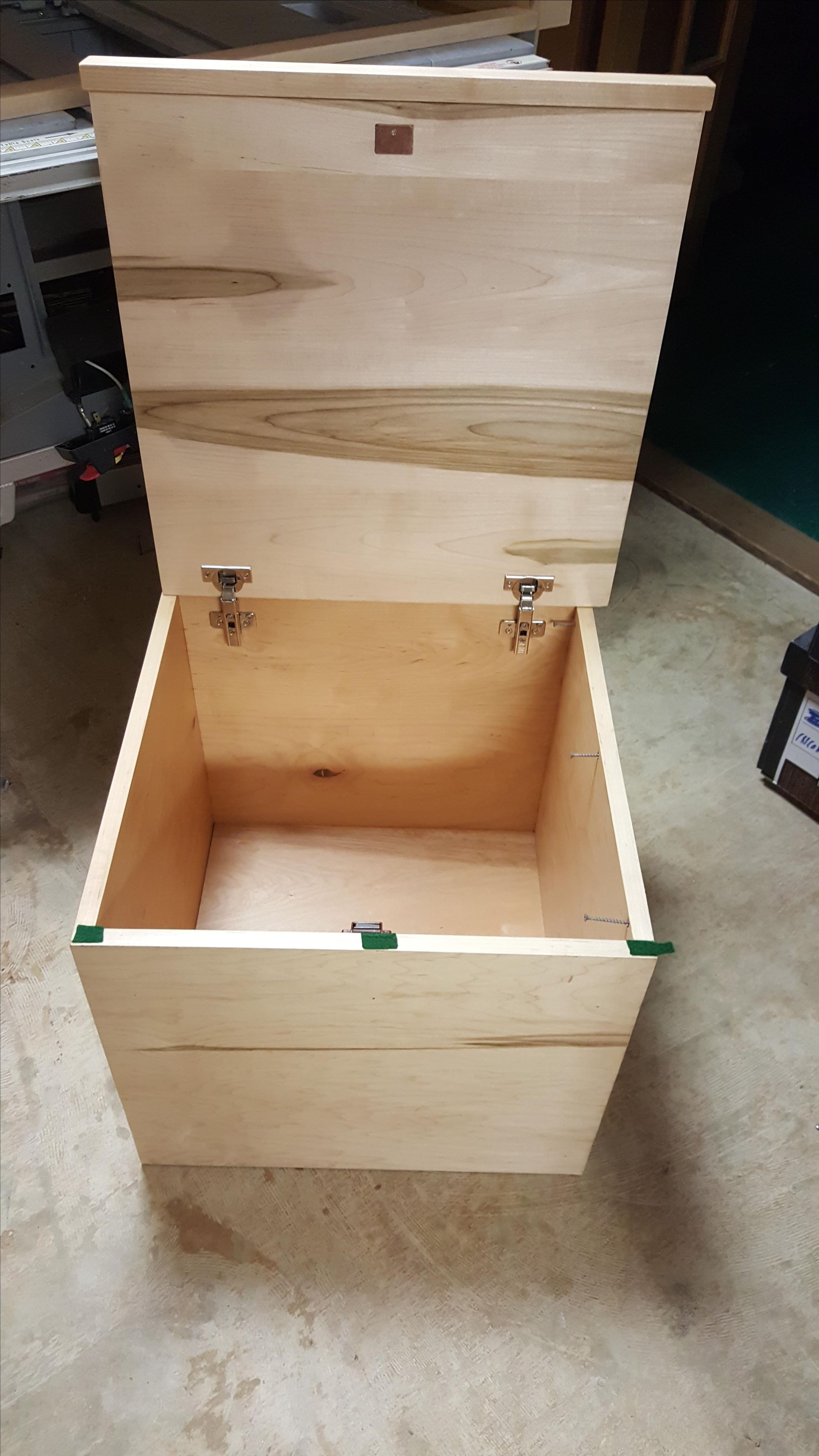 Maple Storage Bench 5