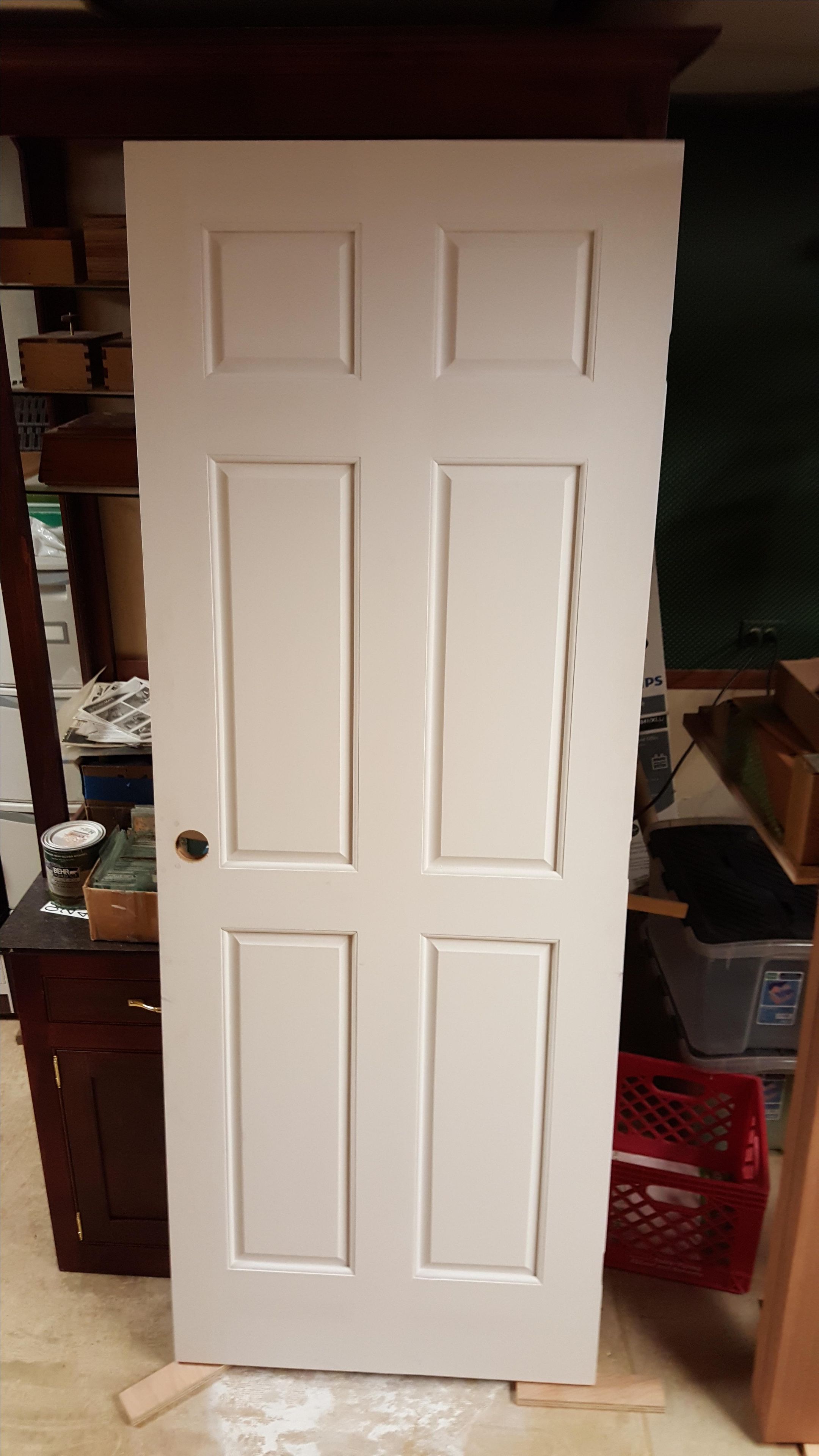 Painted Maple Entry Door 1 