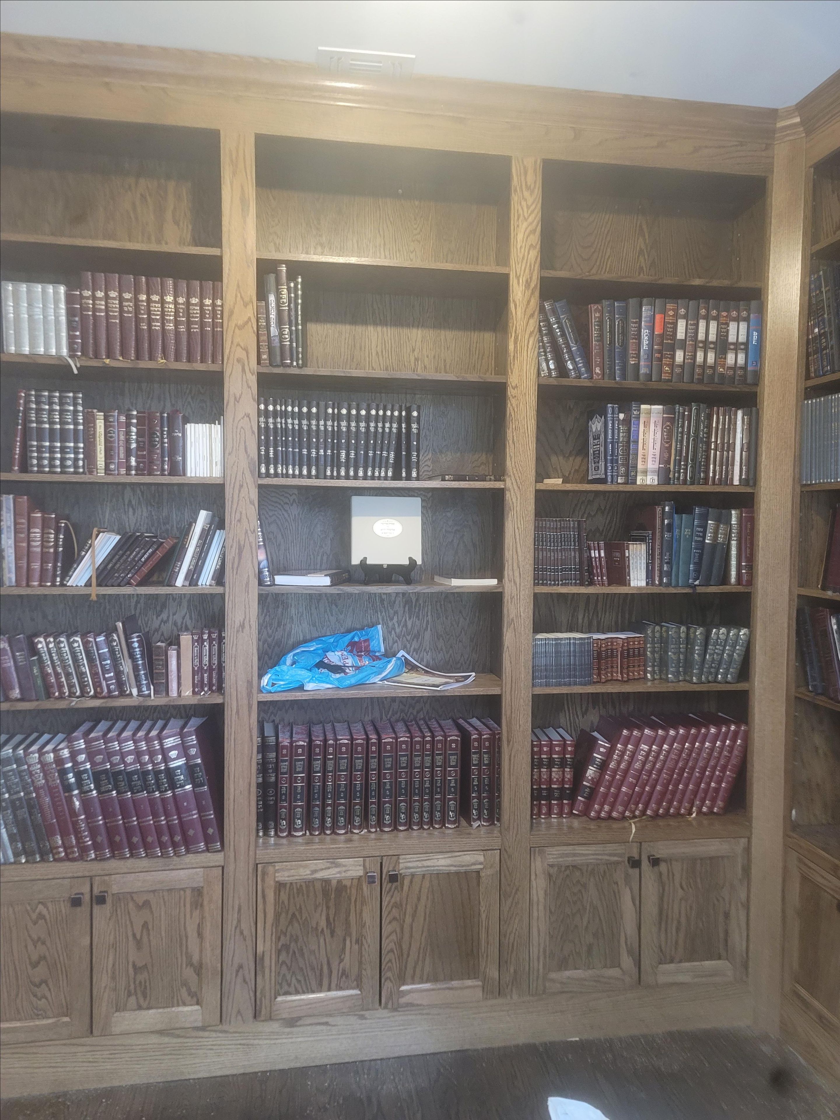 Custom Oak Bookcase 2 