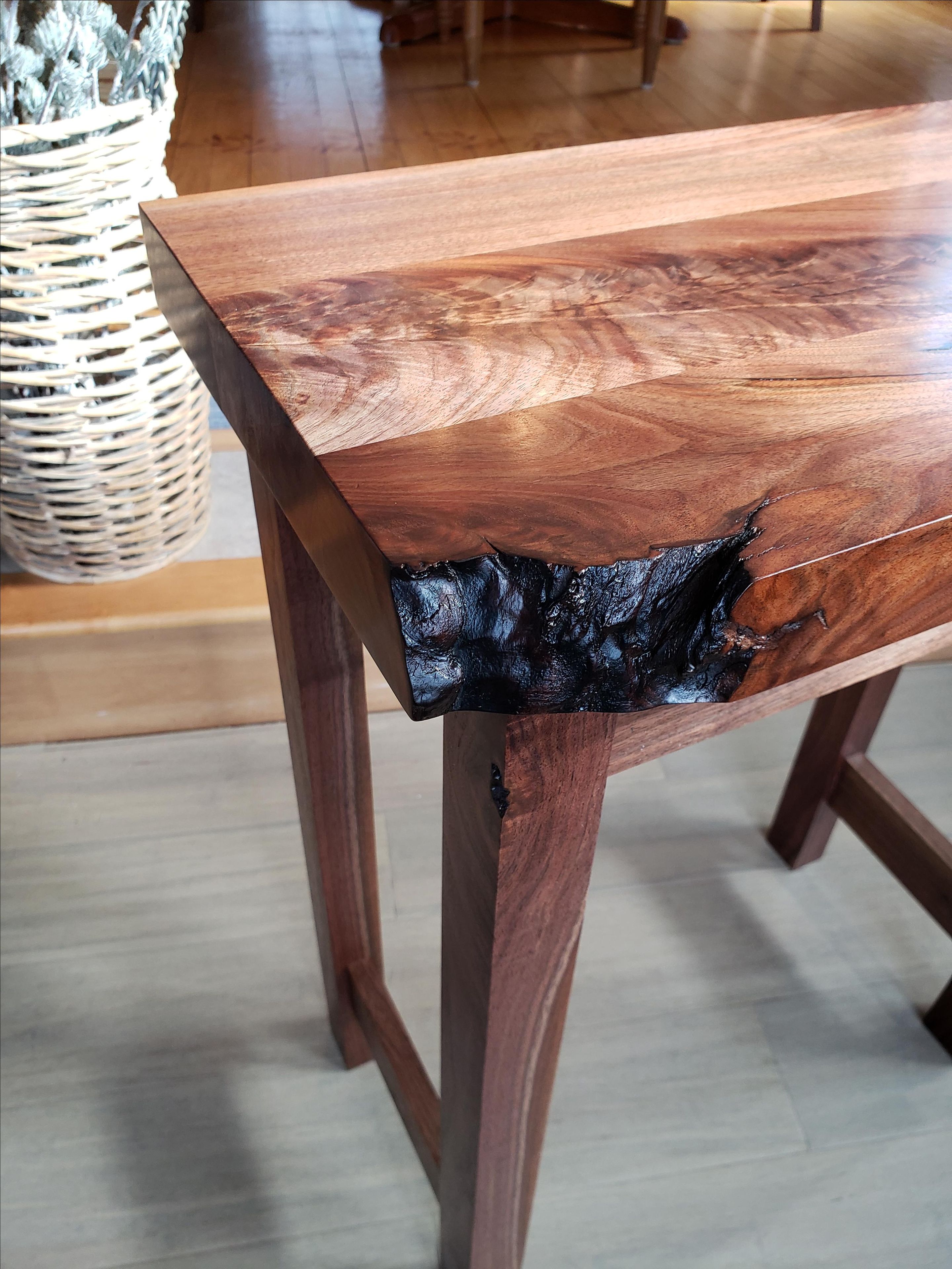 Custom Walnut End Table 4