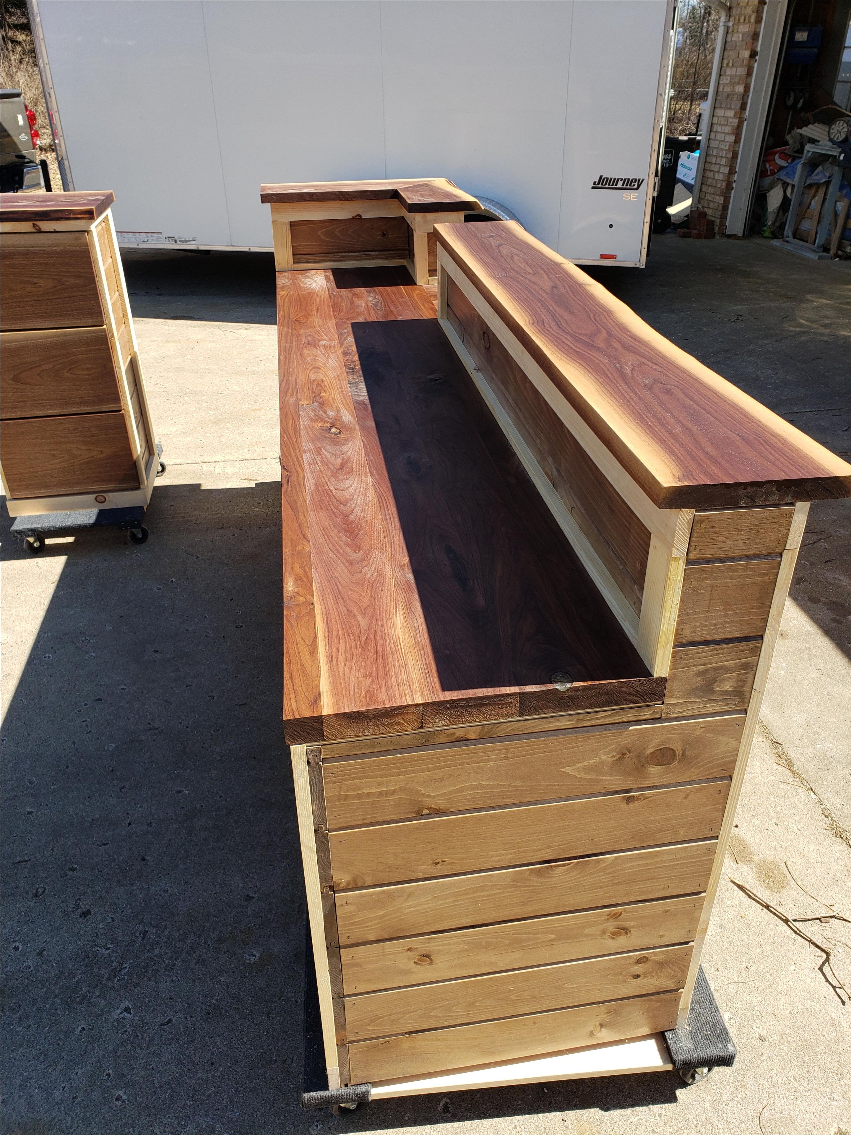 Custom Reception Desk And File Cabinet 4 