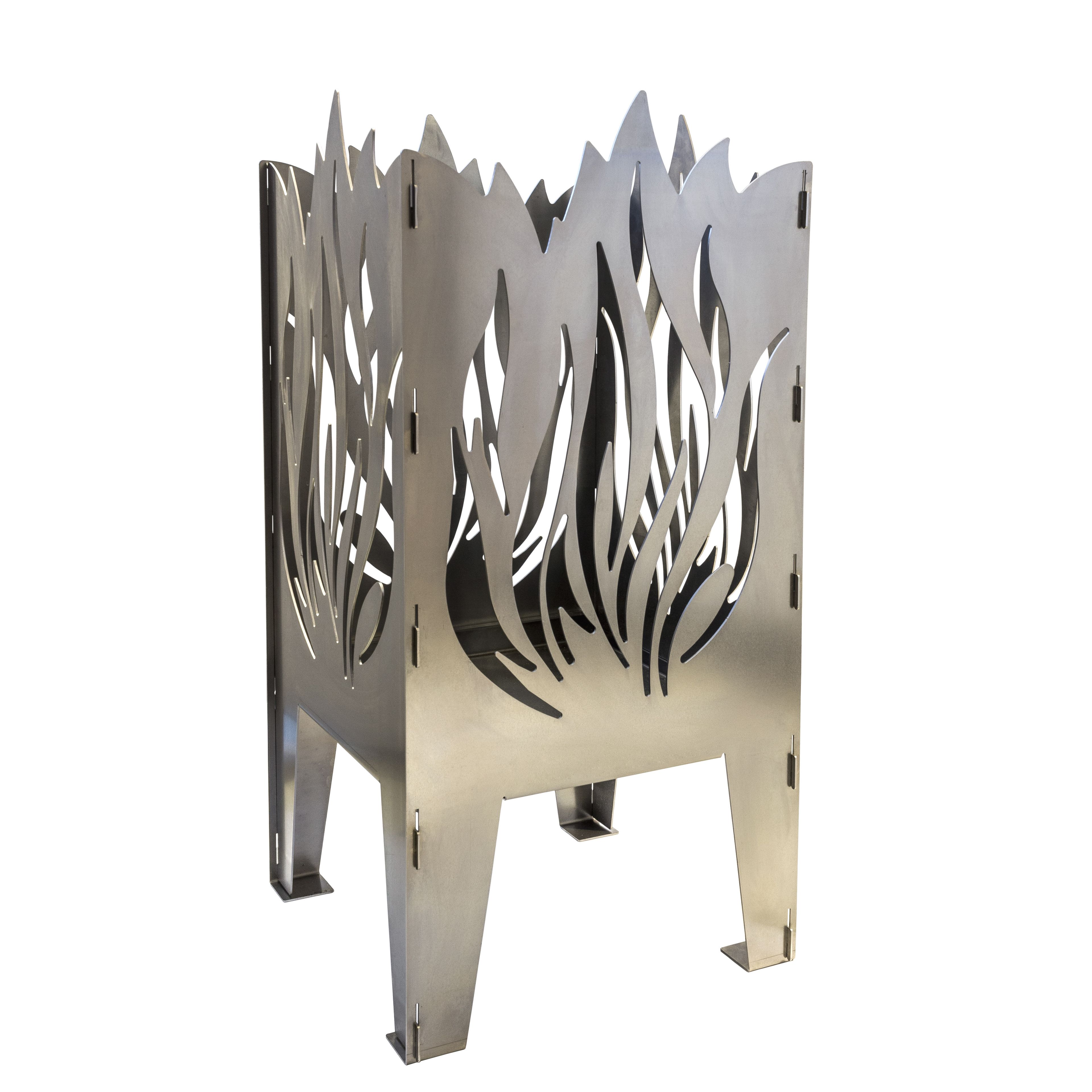 Flame Solid Steel Wood Burning Fire Pit