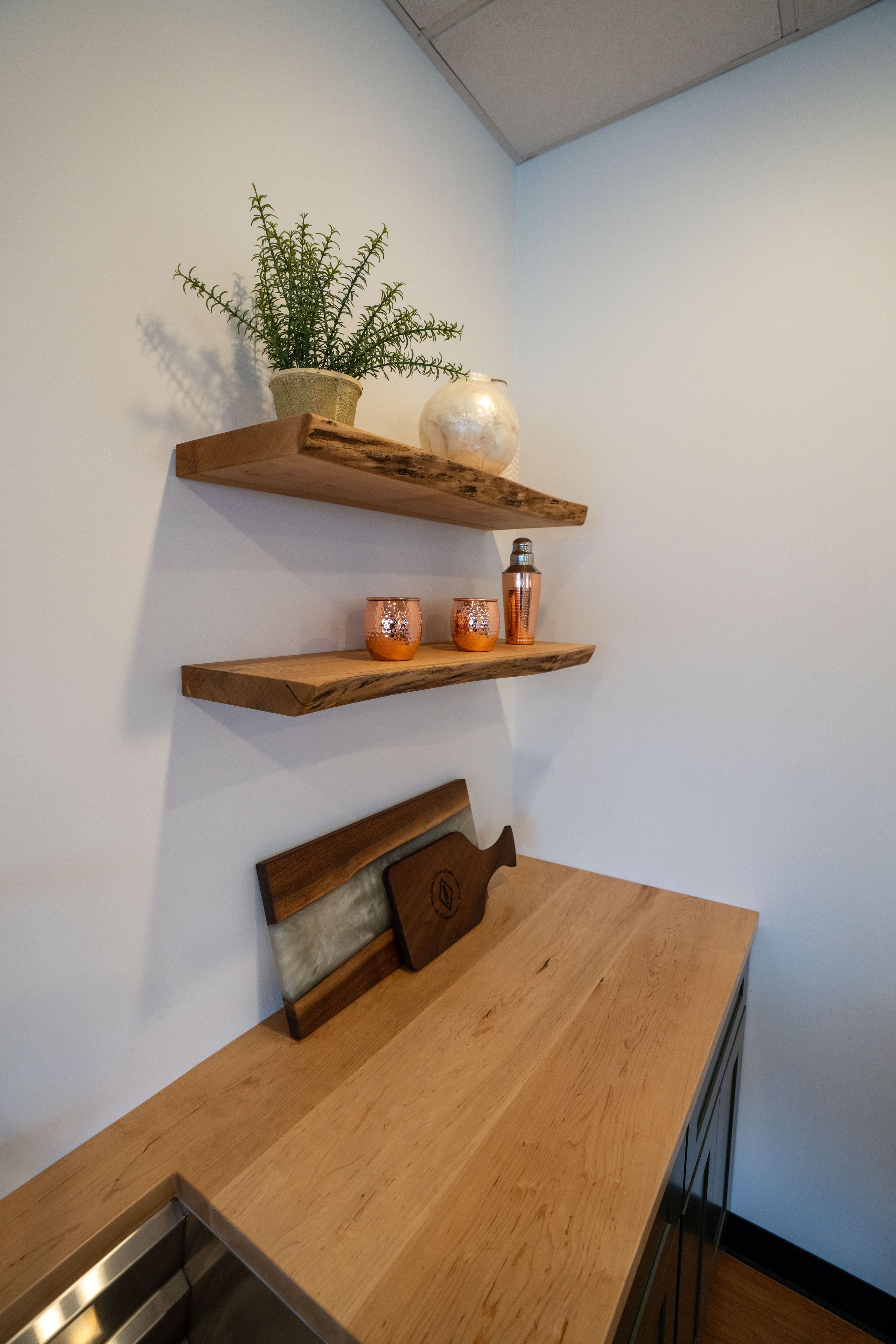 Live Edge Maple Shelf 5