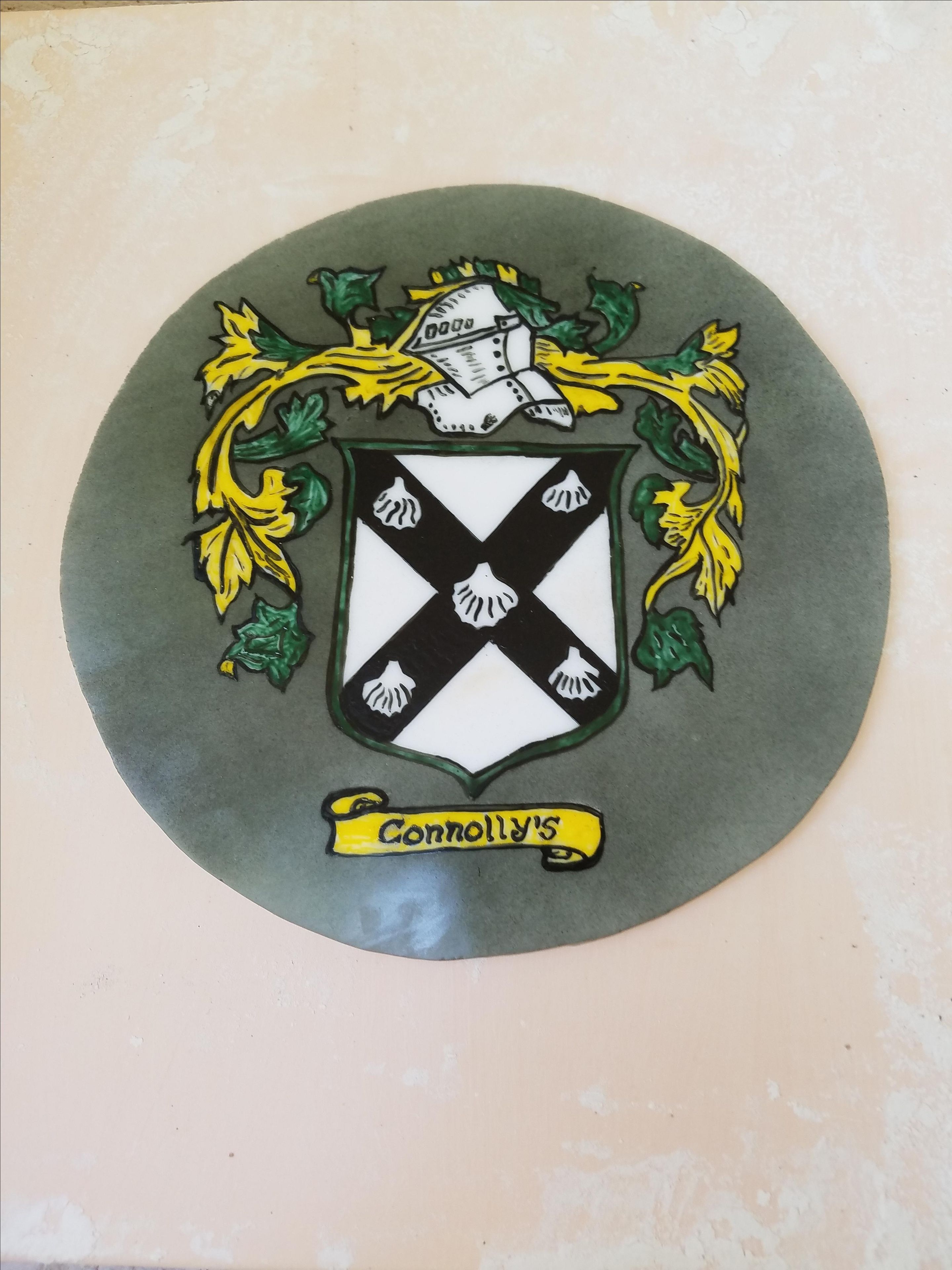 Stained Glass Crest Window 2