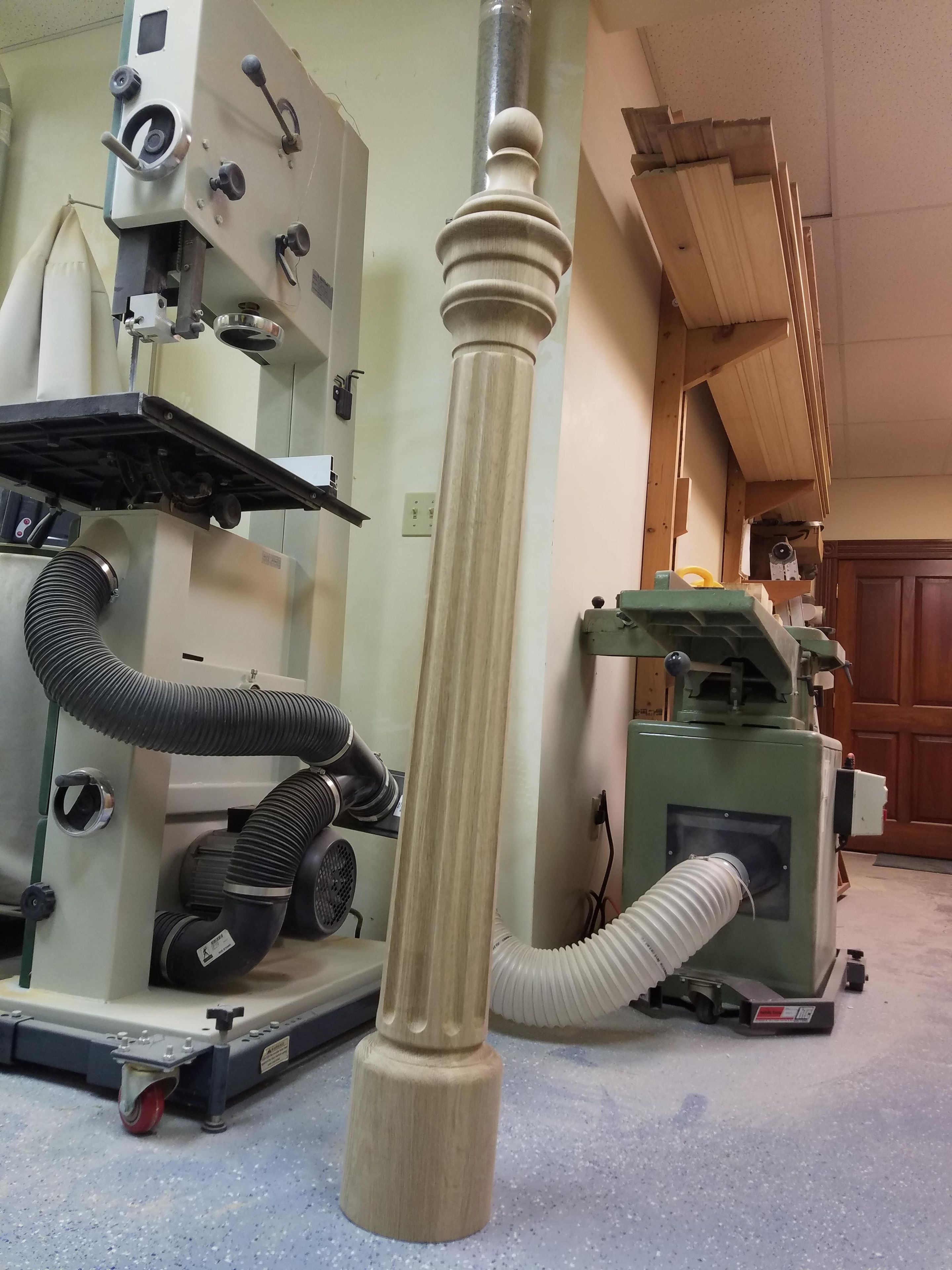 Turned Stair Newel Post 2