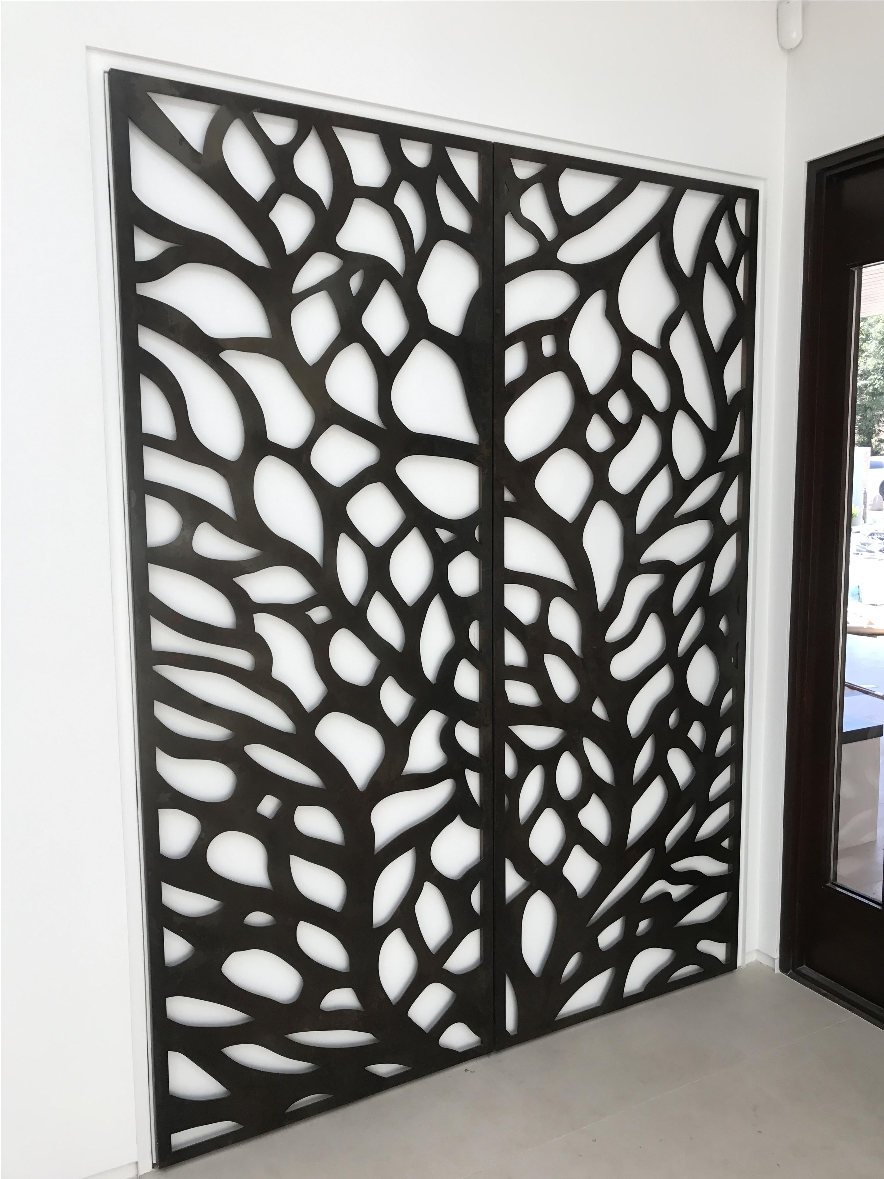 Abstract Tree Metal Wall Sculpture Panels