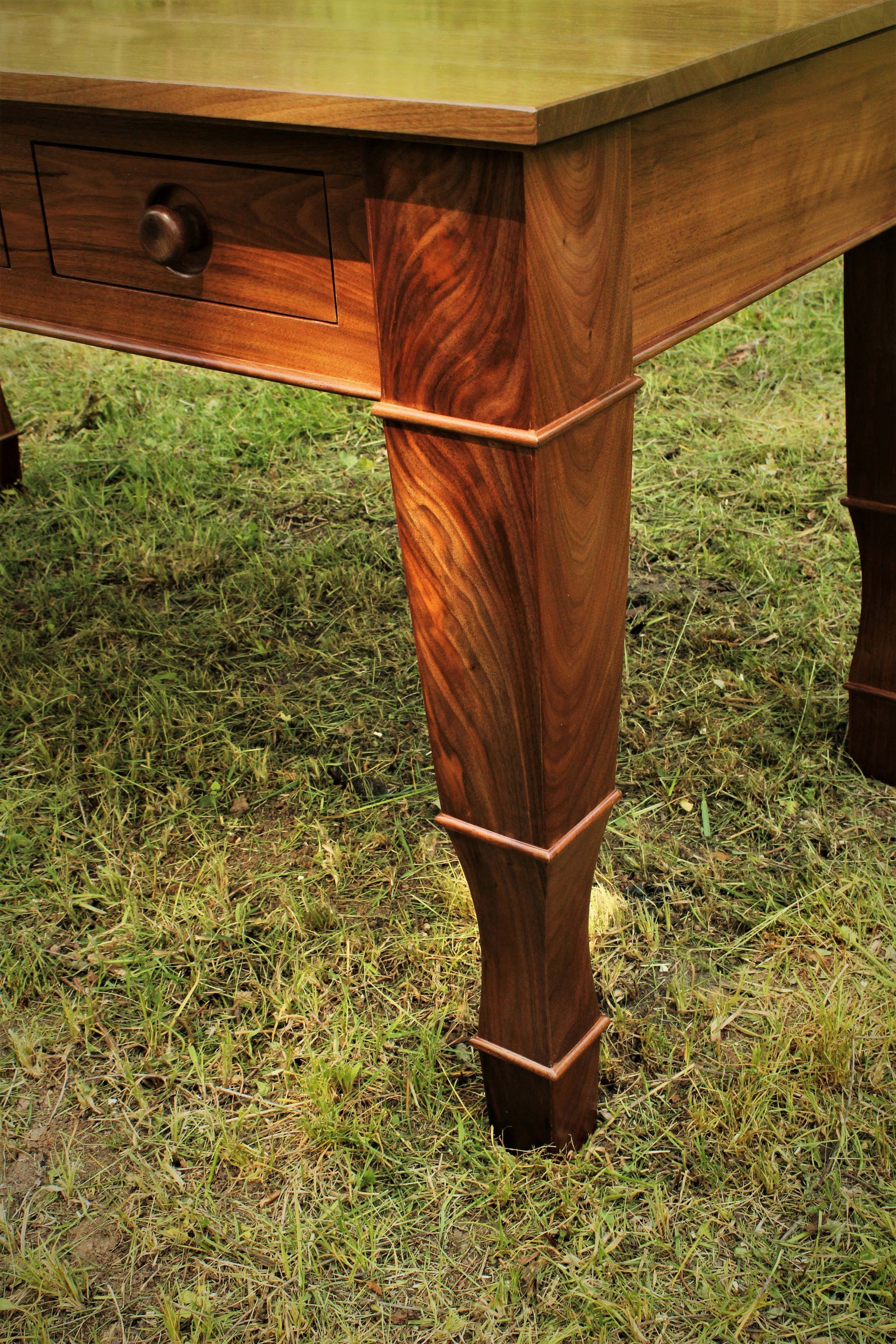 Walnut Colonial Style Writing Desk 2 