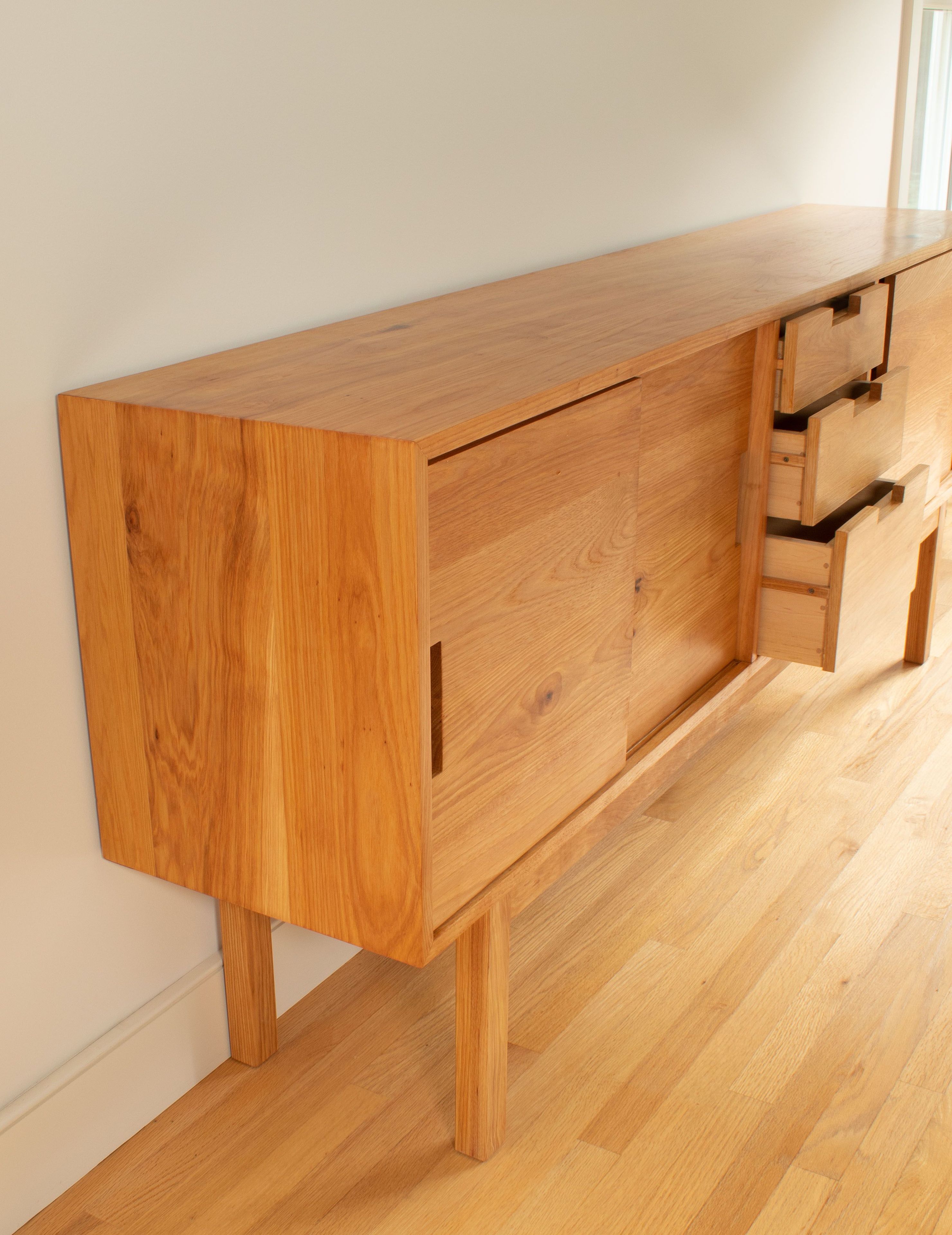 MID CENTURY MODERN WATERFALL SIDEBOARD / CREDENZA 3 
