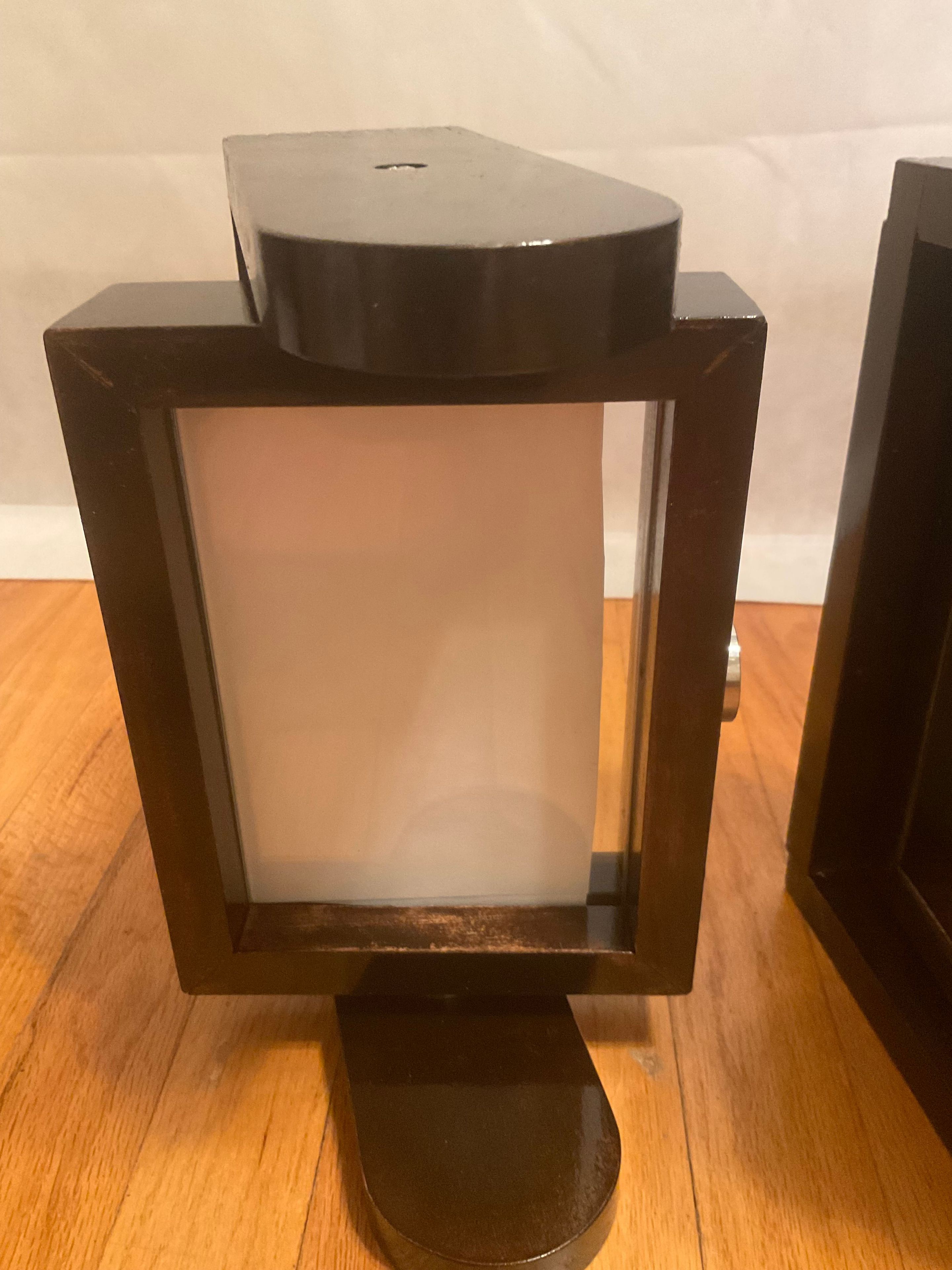 Rotating maple picture frame with stainless hardware. 3 