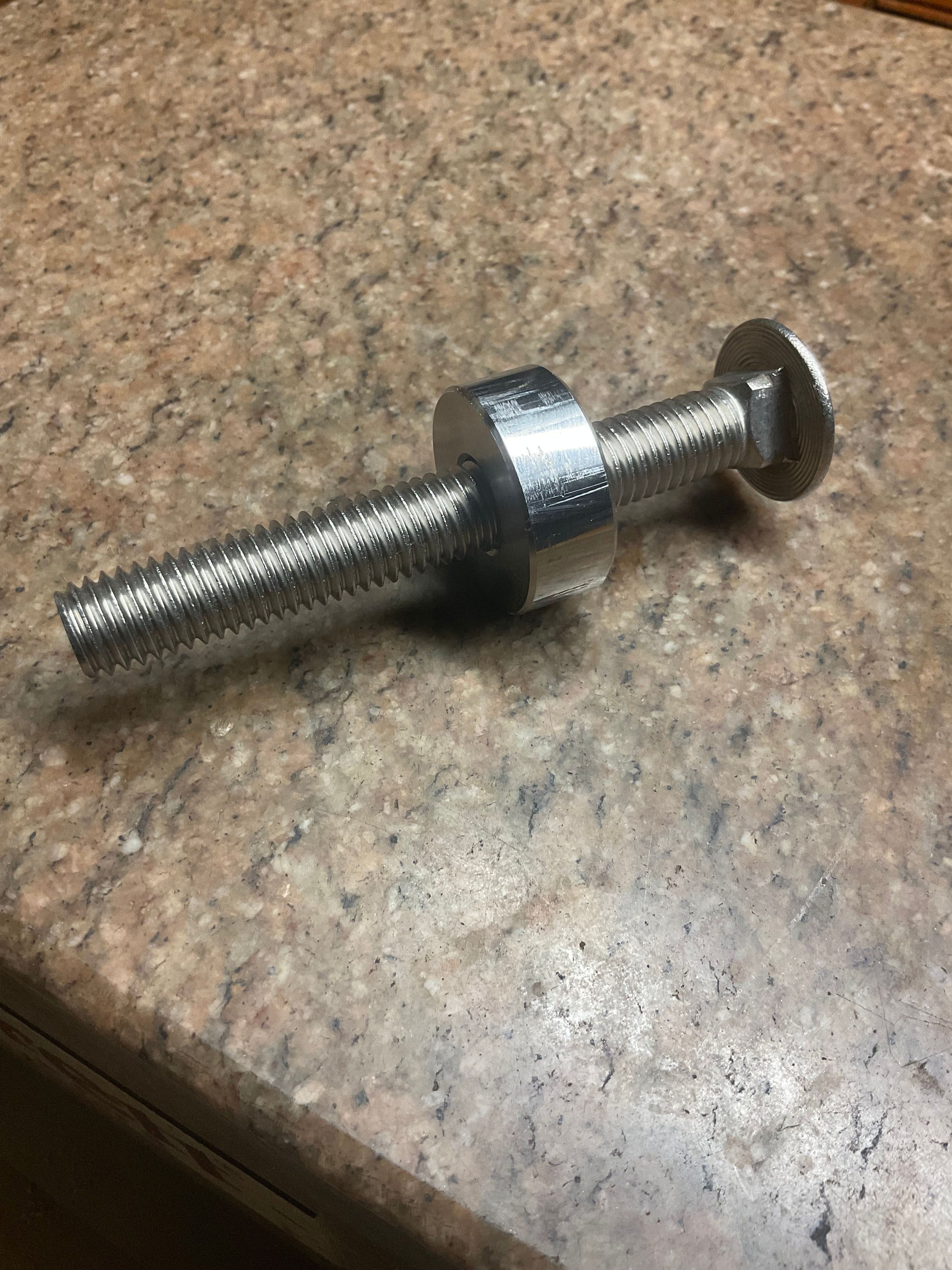 Stainless steel, custom spacers , 304 material. 6
