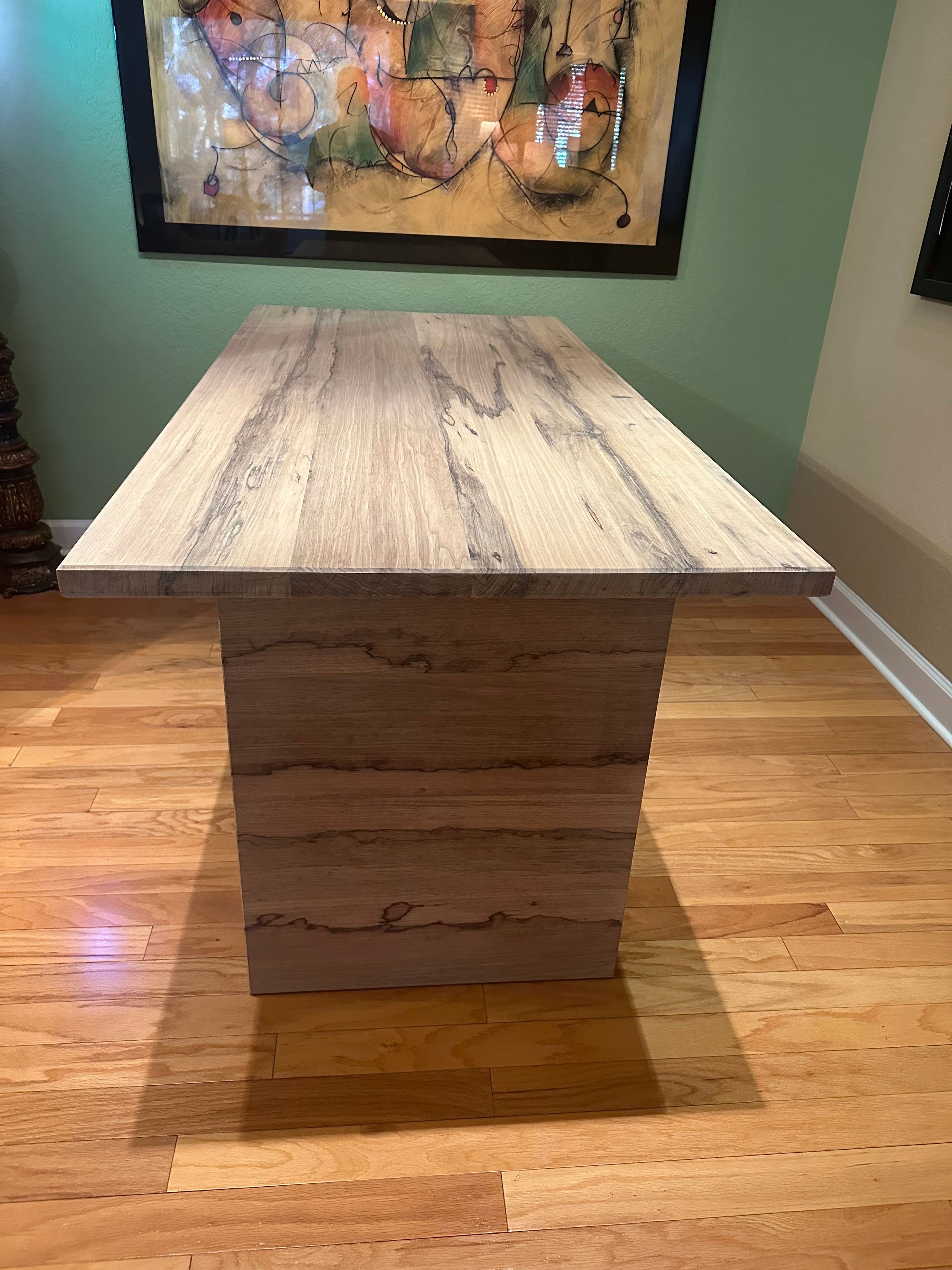 Modern Black Limba Dining Room Table 2 