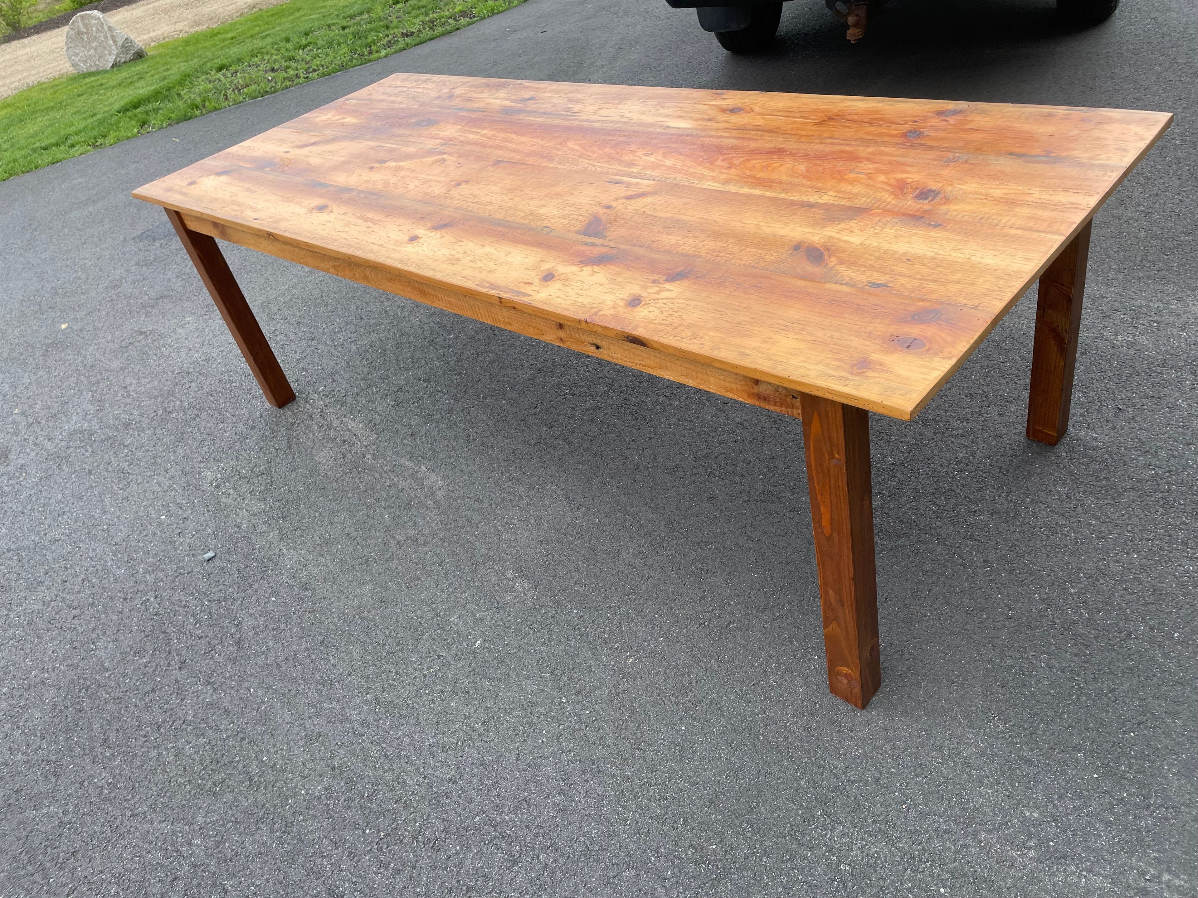 Reclaimed farmers table